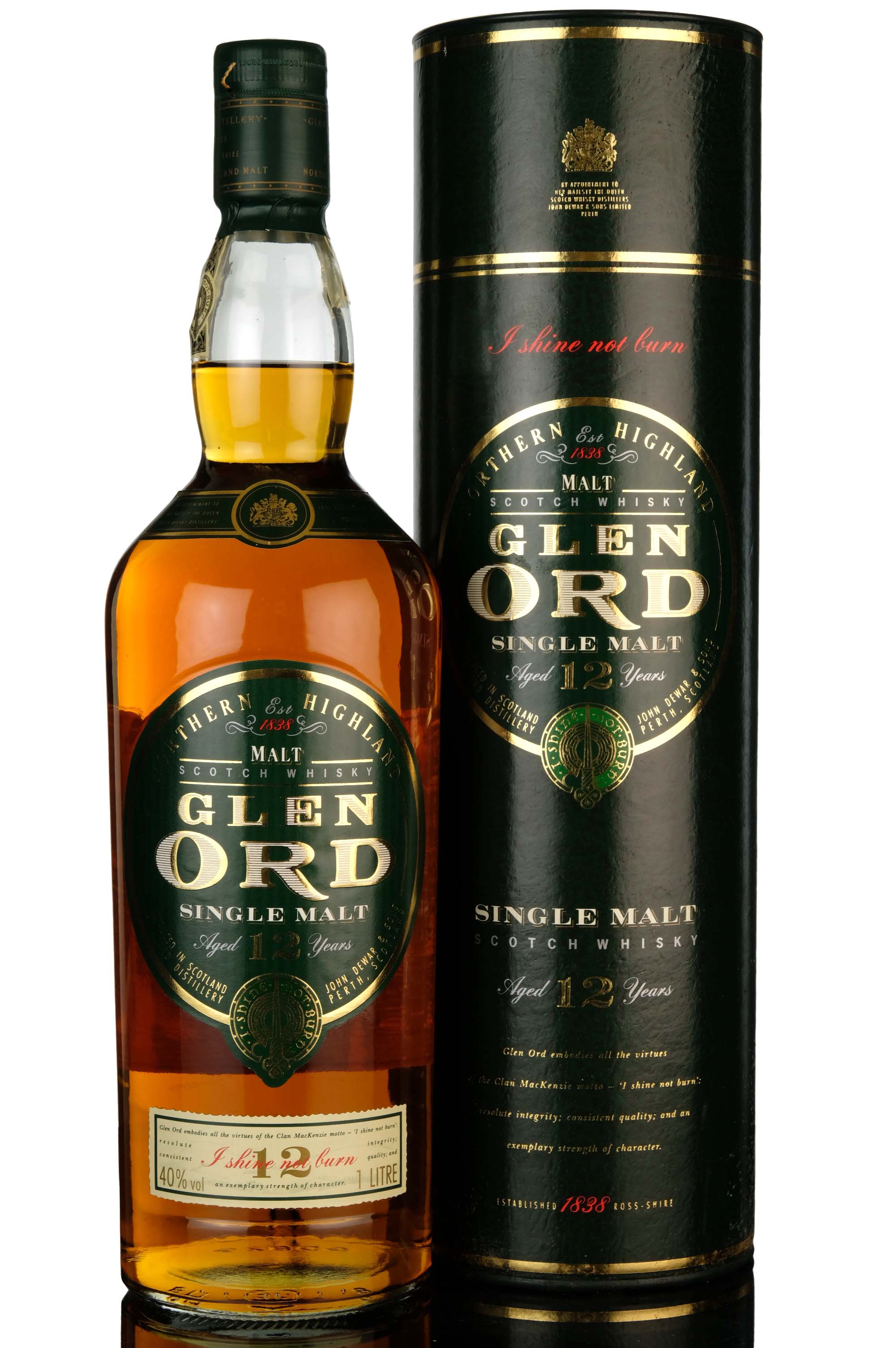 Glen Ord 12 Year Old - Circa 2000 - 1 Litre