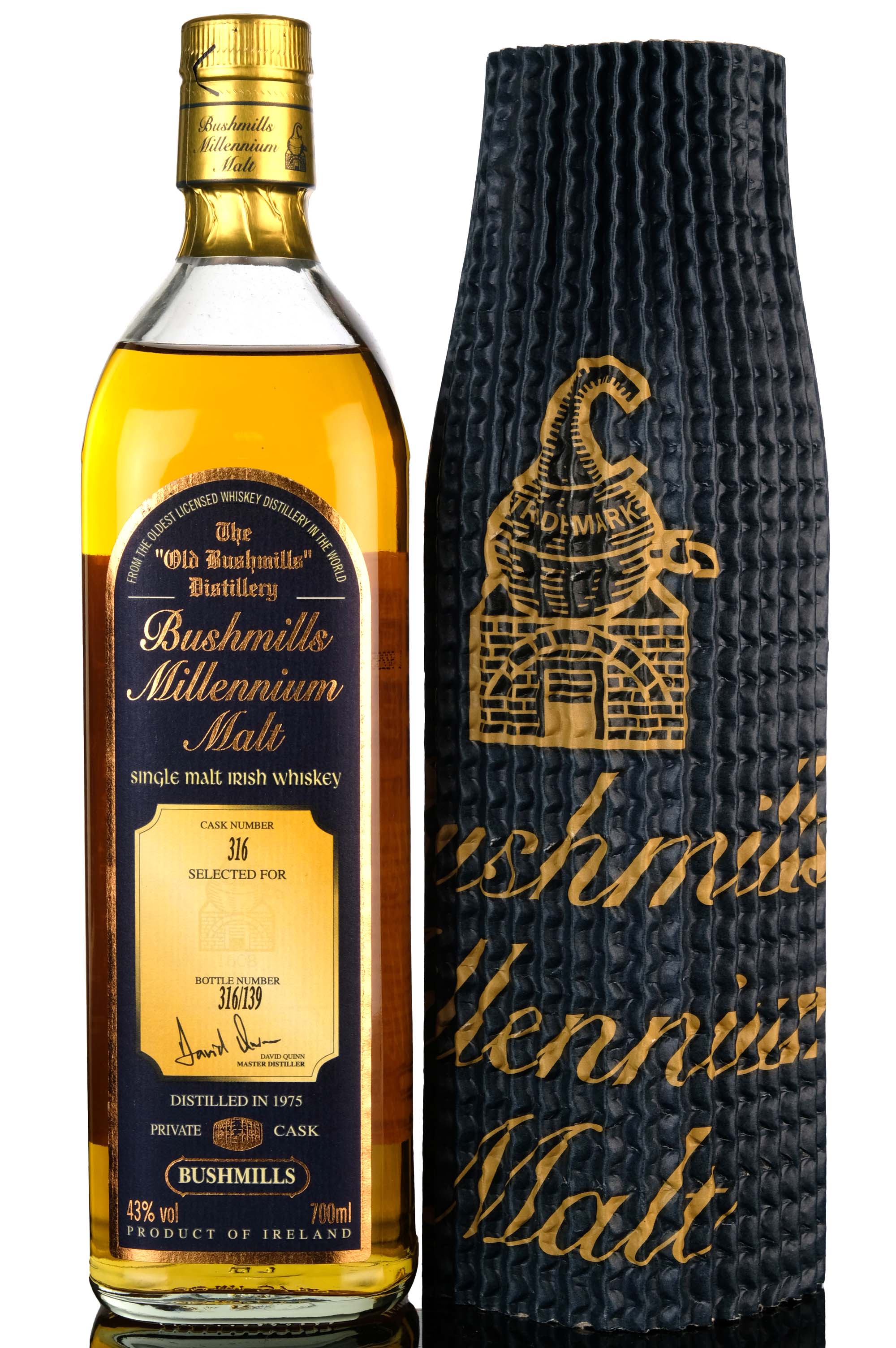 Bushmills Millennium Malt 1975-2000 - Private Single Cask 316