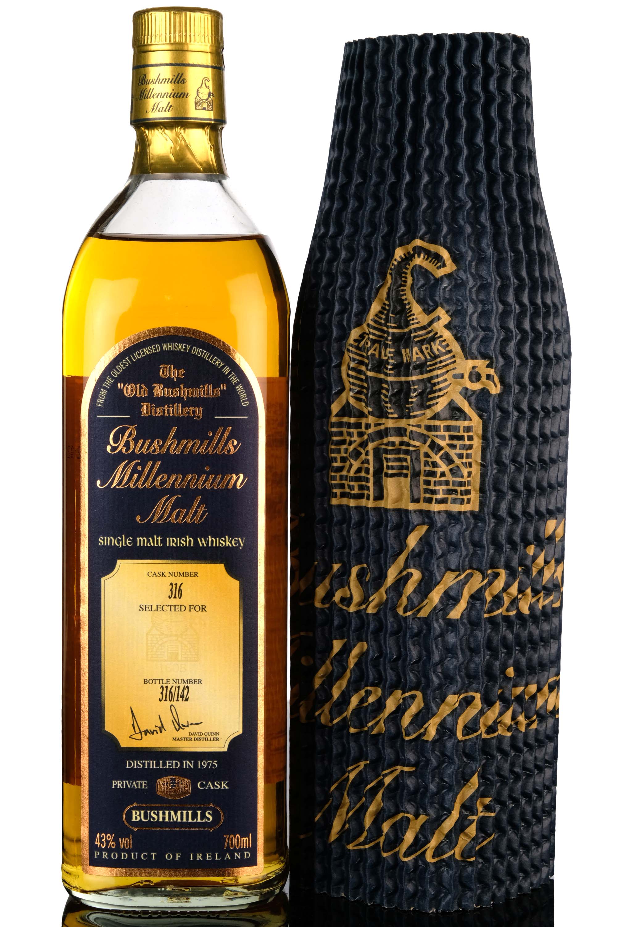 Bushmills Millennium Malt 1975-2000 - Private Single Cask 316