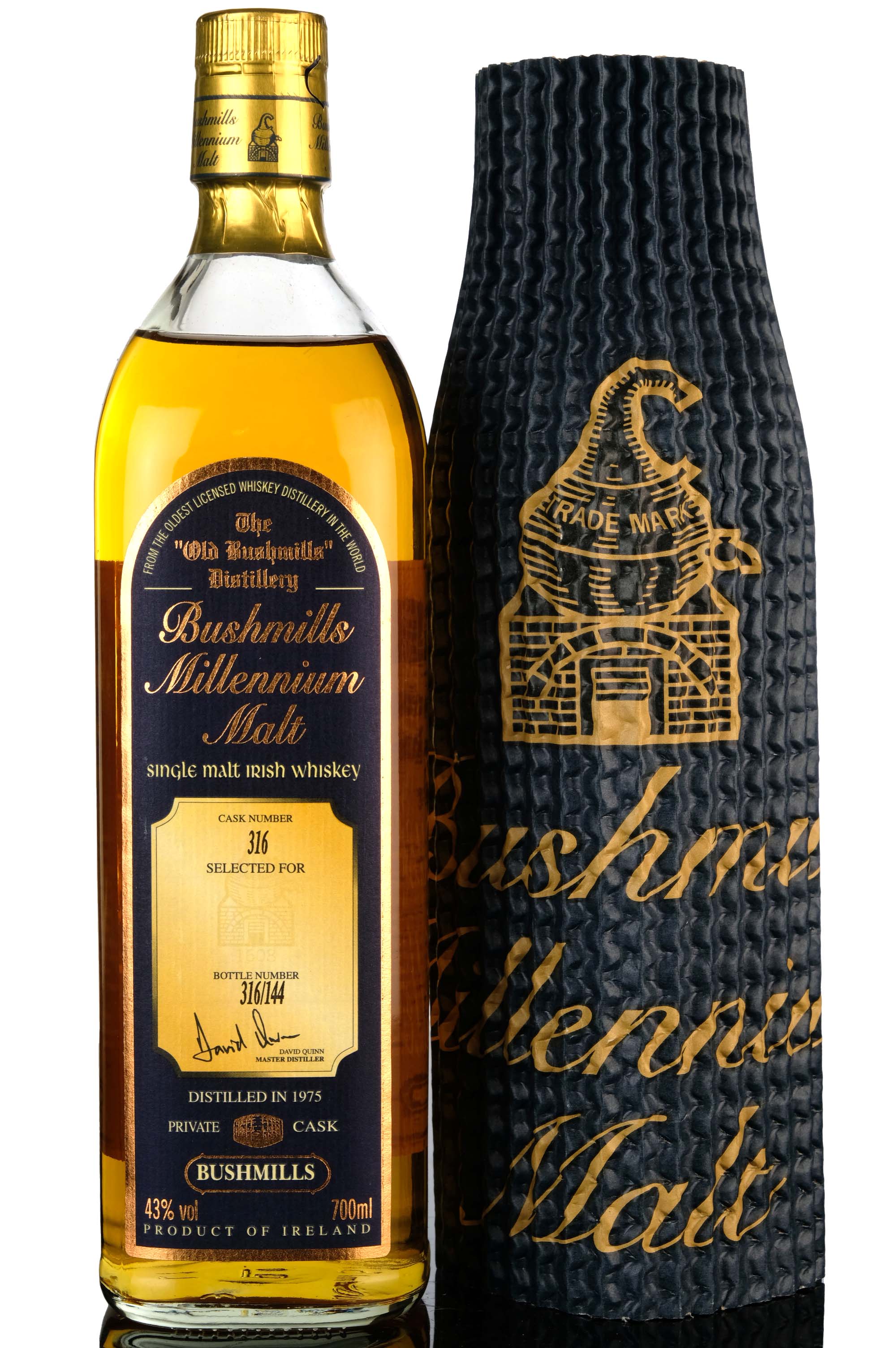 Bushmills Millennium Malt 1975-2000 - Private Single Cask 316