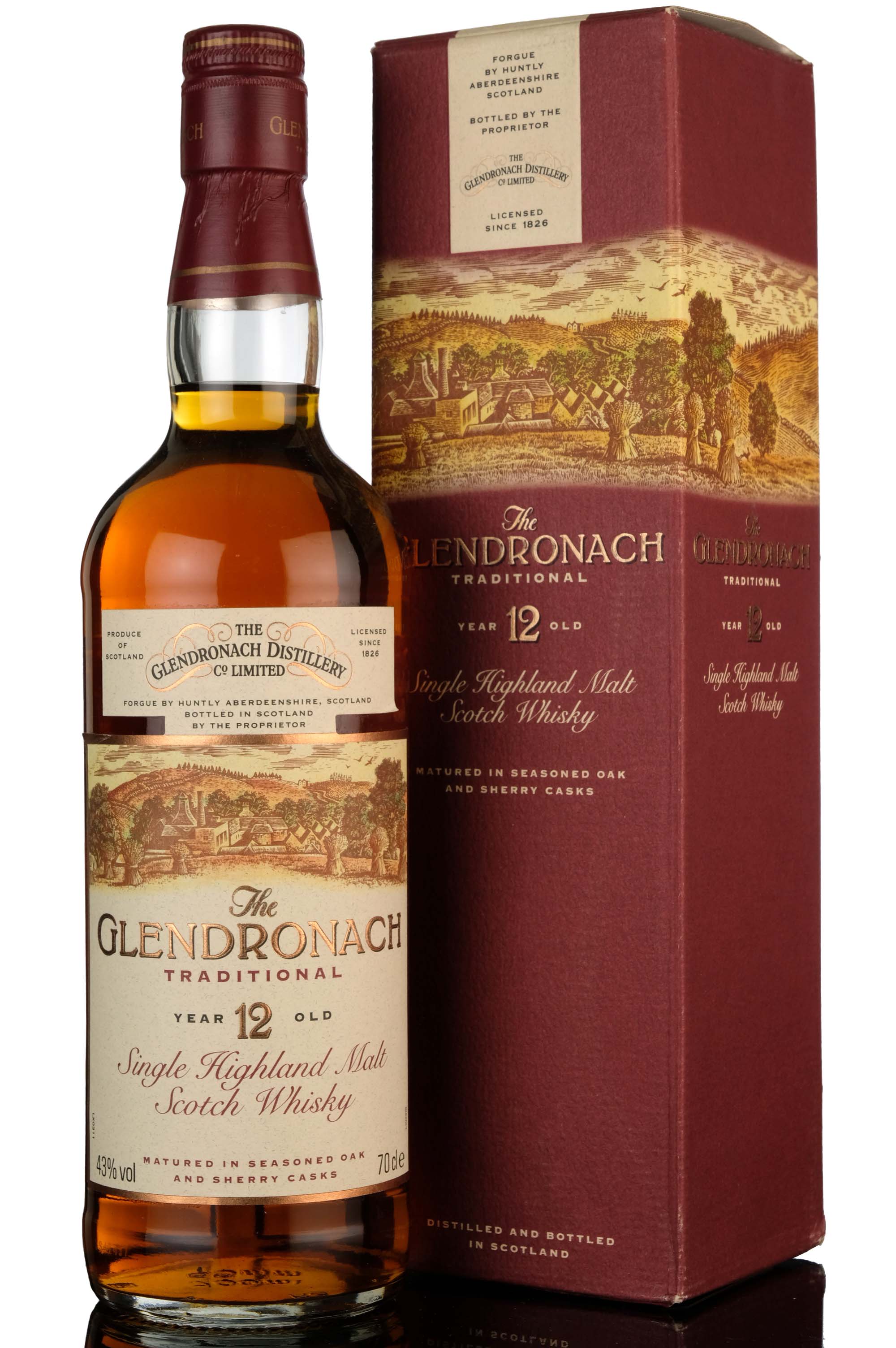 Glendronach 12 Year Old - Traditional - 1990s