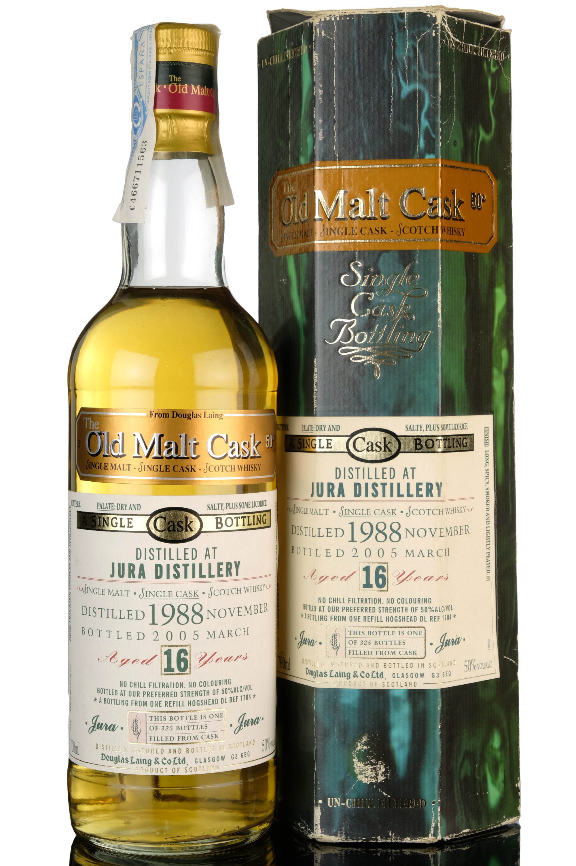 Jura 1988-2005 - 16 Year Old - Douglas Laing - Old Malt Cask - Single Cask 1704