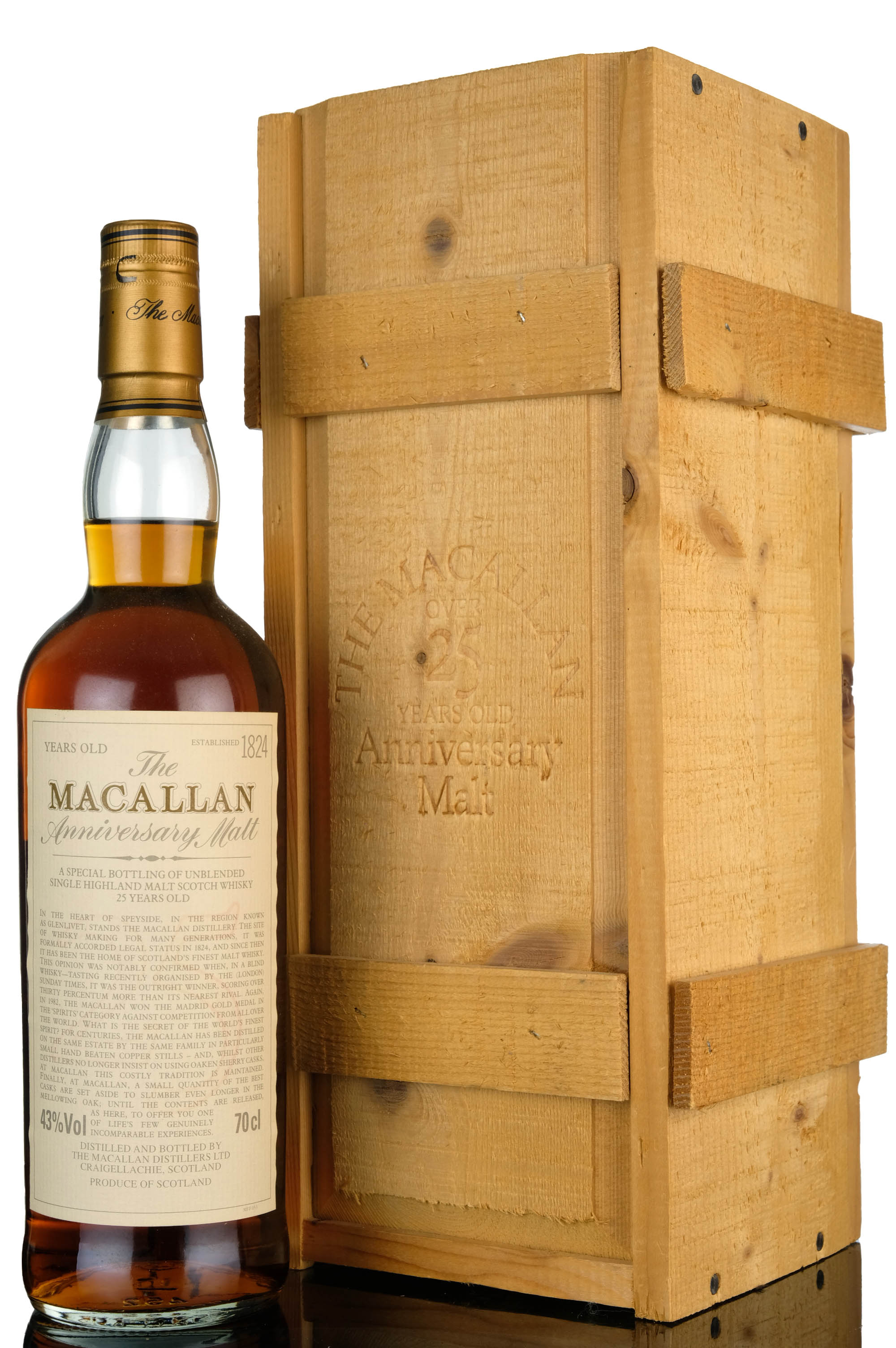 Macallan 25 Year Old Anniversary Malt