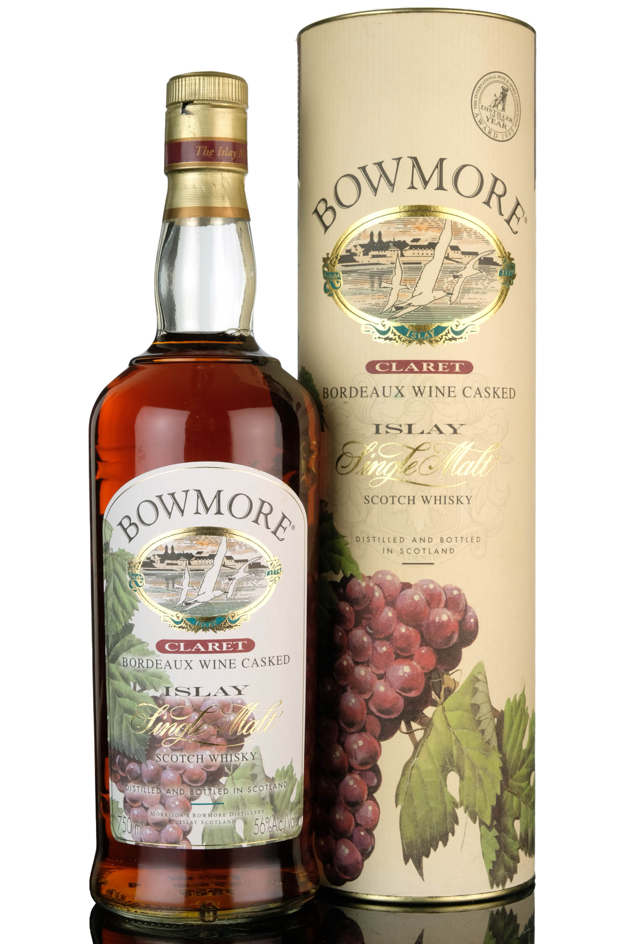 Bowmore Claret - Bordeaux Wine Cask Finish - 1999 Release
