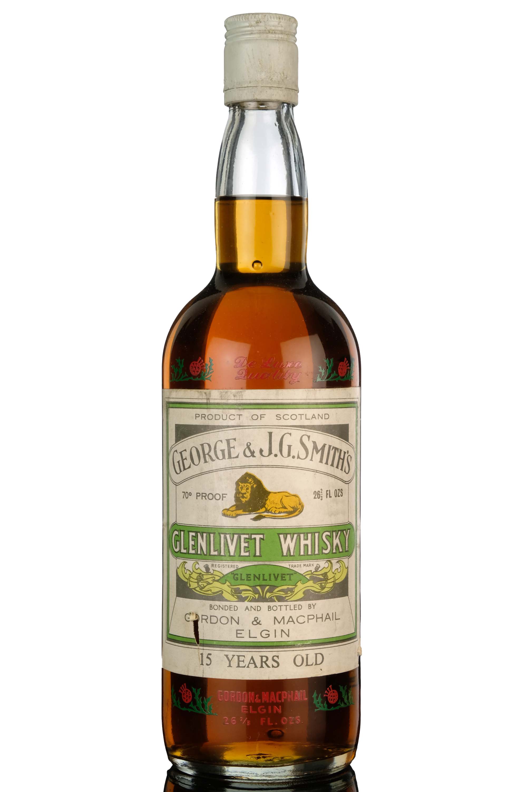 Glenlivet 15 Year Old - Gordon & MacPhail - 1970s