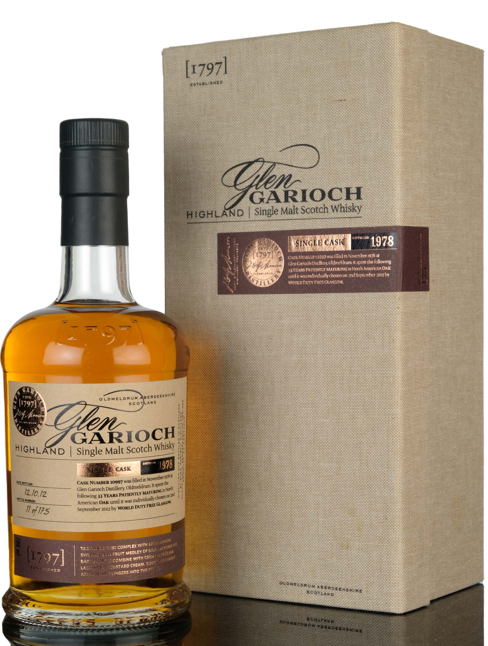 Glen Garioch 1978-2012 - 33 Year Old - Single Cask 10997 - Duty Free Exclusive
