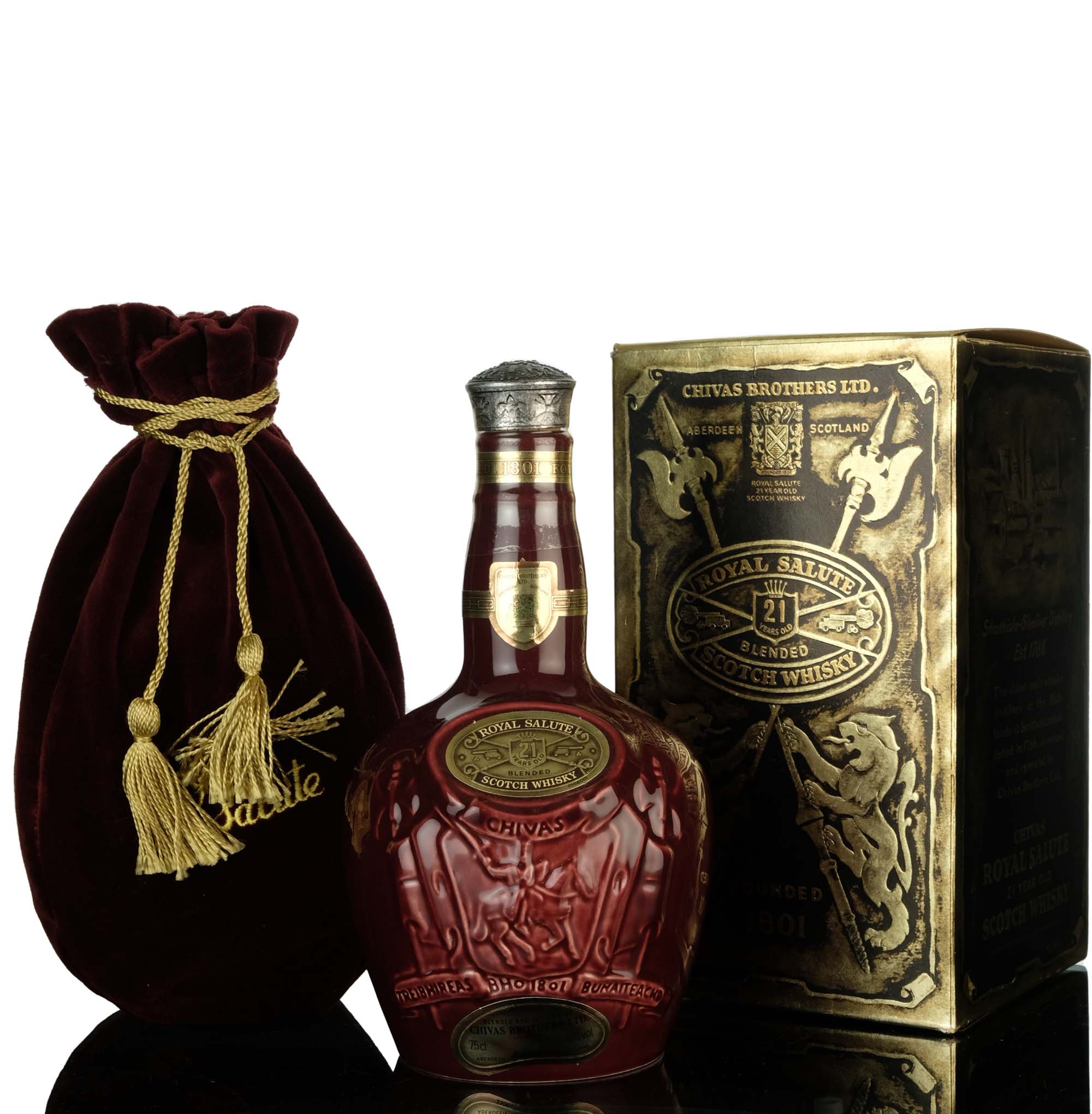 Royal Salute 21 Year Old - Burgundy Ceramic