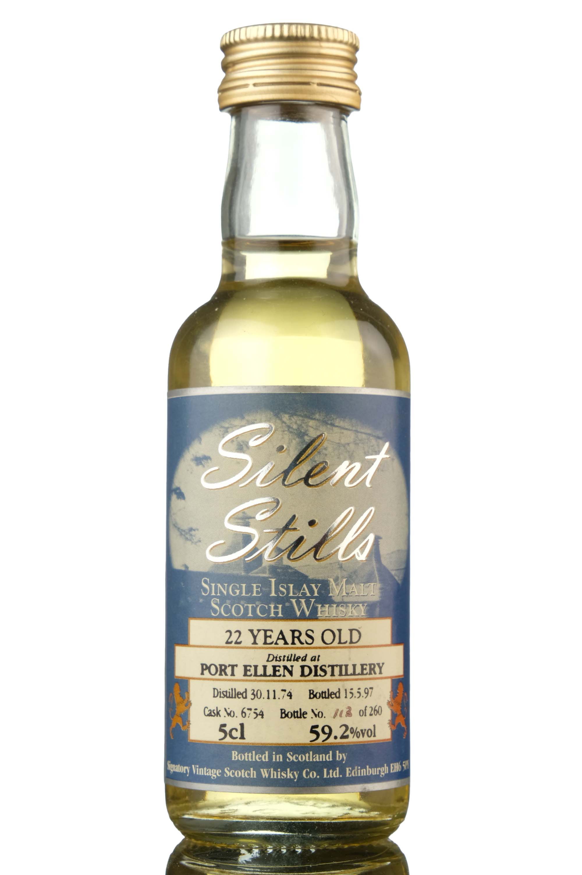 Port Ellen 1974-1997 - 22 Year Old - Signatory Vintage Silent Stills - Single Cask 6754 - 