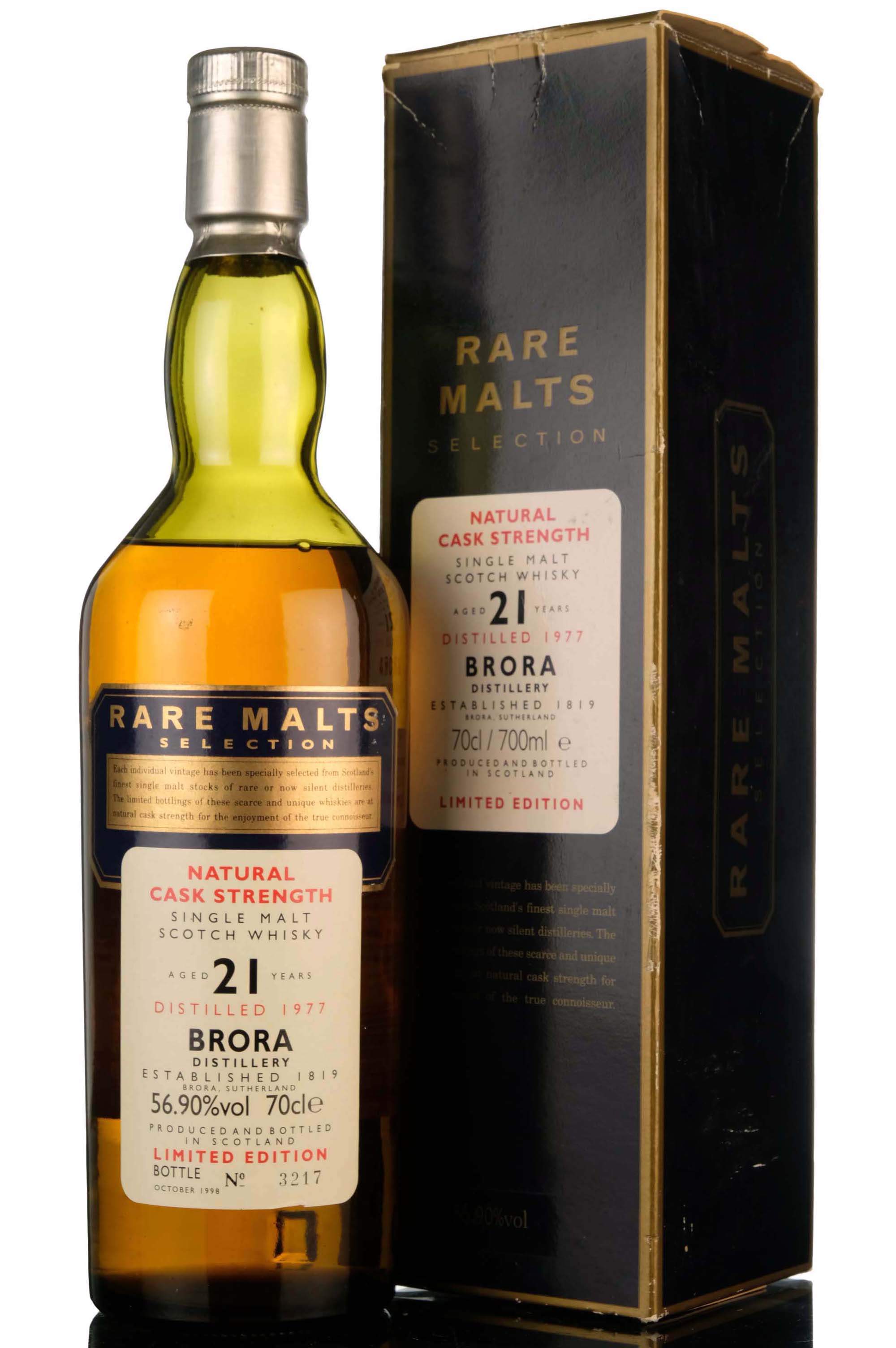 Brora 1977-1998 - 21 Year Old - Rare Malts 56.90%