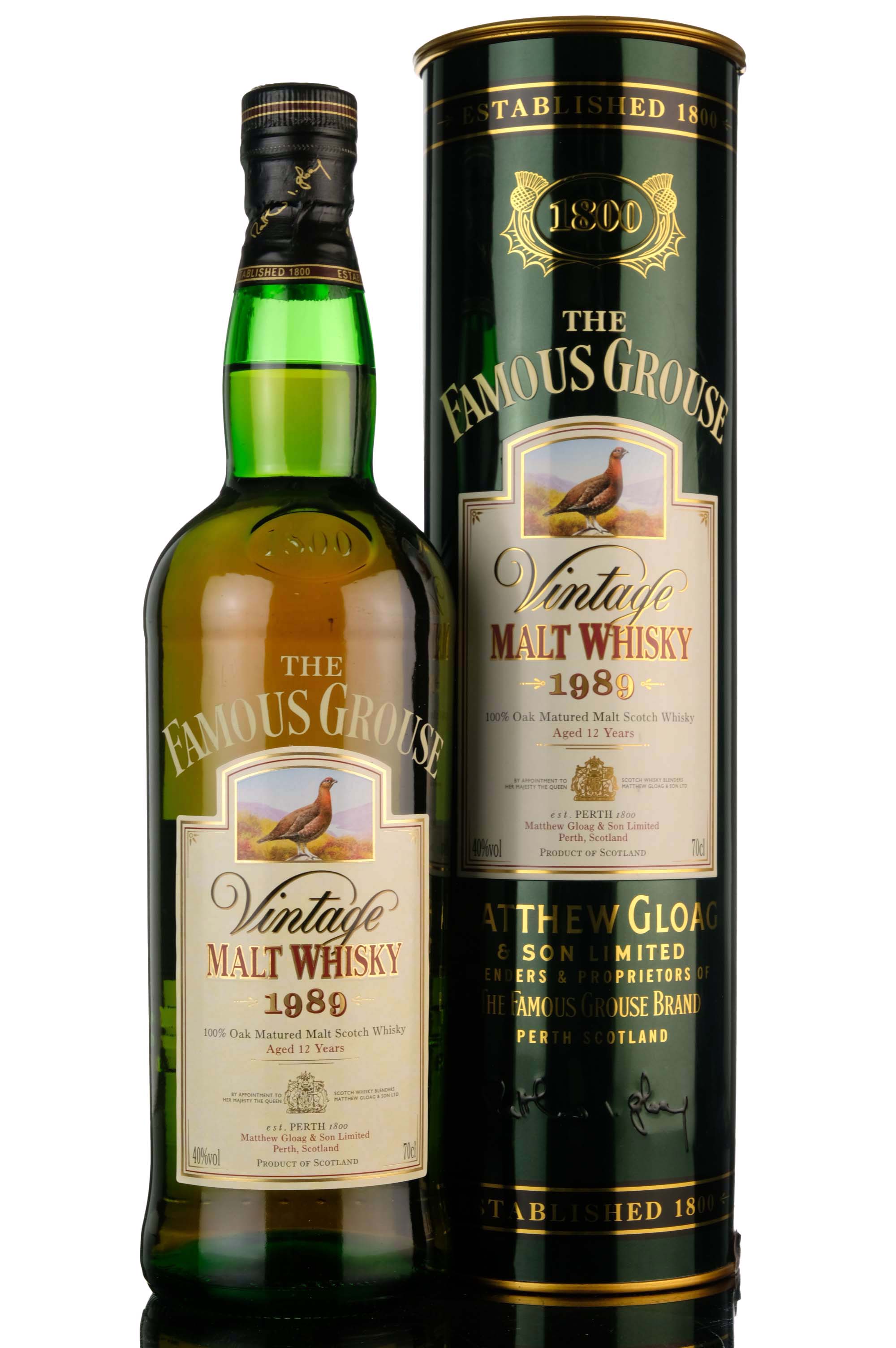 Famous Grouse 1989 - 12 Year Old