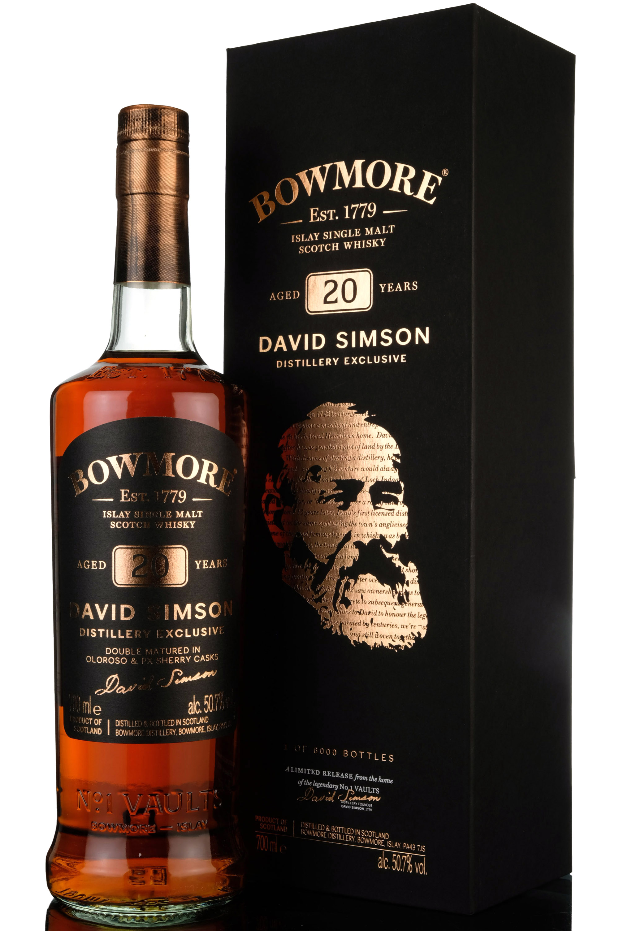 Bowmore 20 Year Old - David Simson Distillery Exclusive - 2020 Release