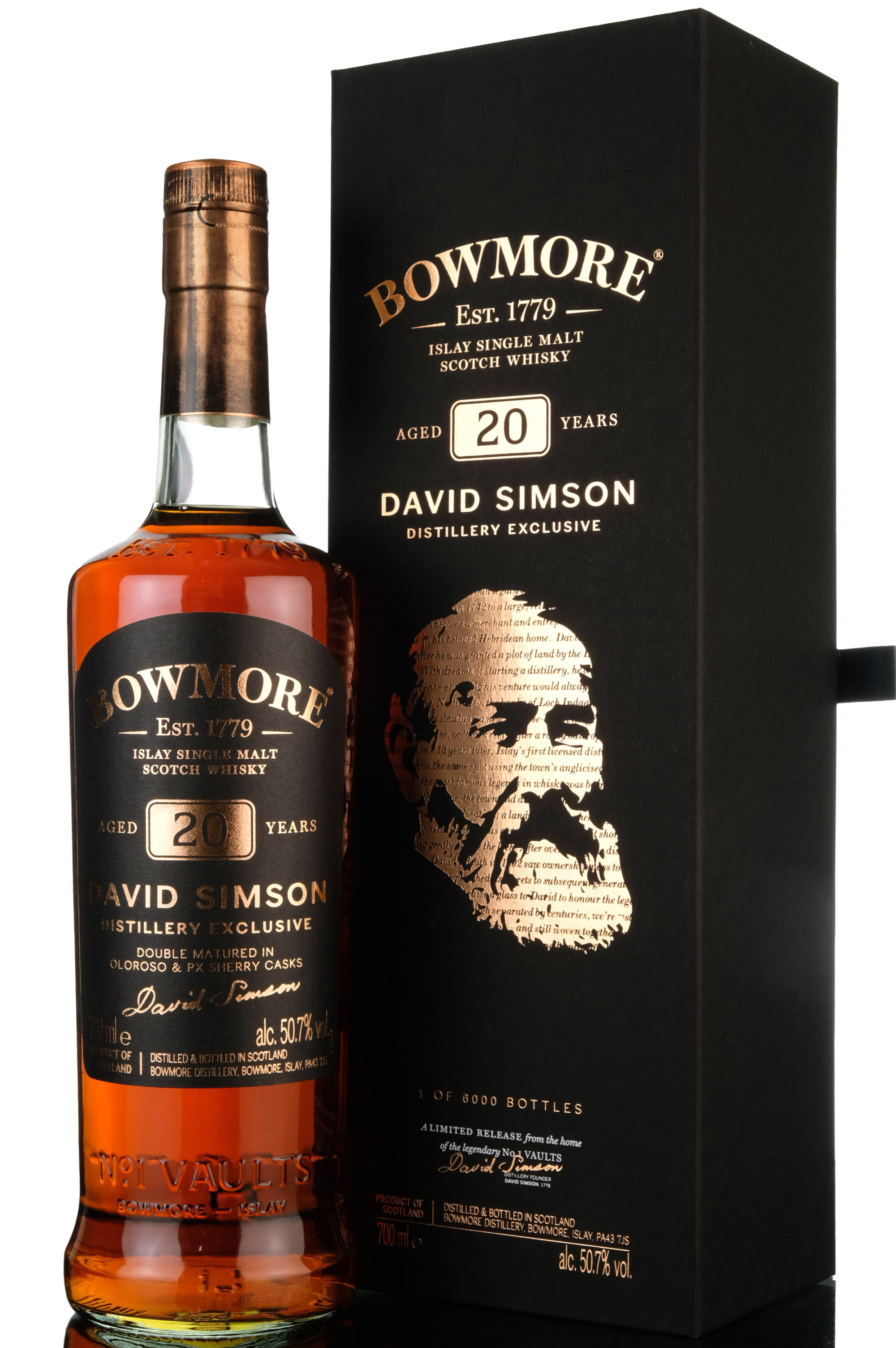 Bowmore 20 Year Old - David Simson Distillery Exclusive - 2020 Release