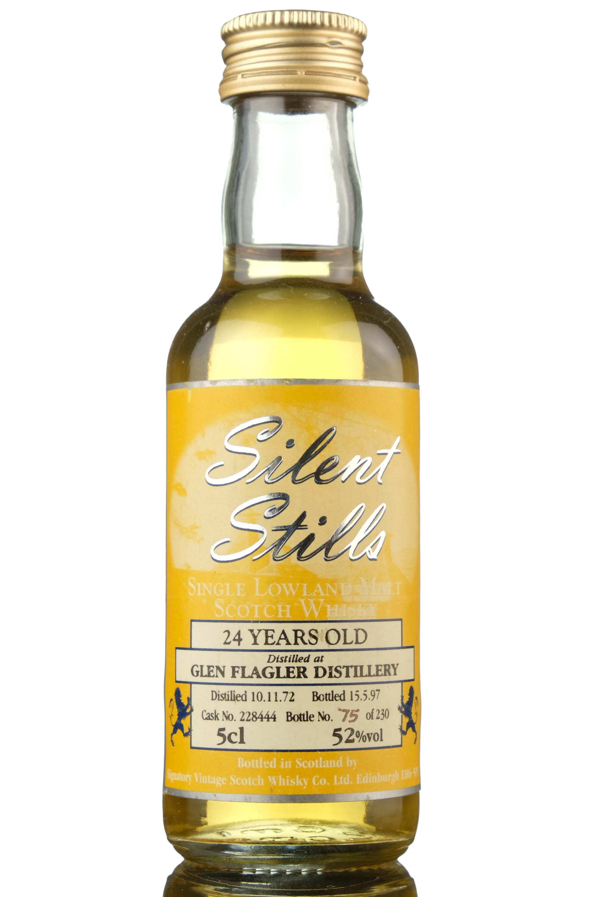 Glen Flagler 1972-1997 - 24 Year Old - Signatory Vintage Silent Stills - Single Cask 22844