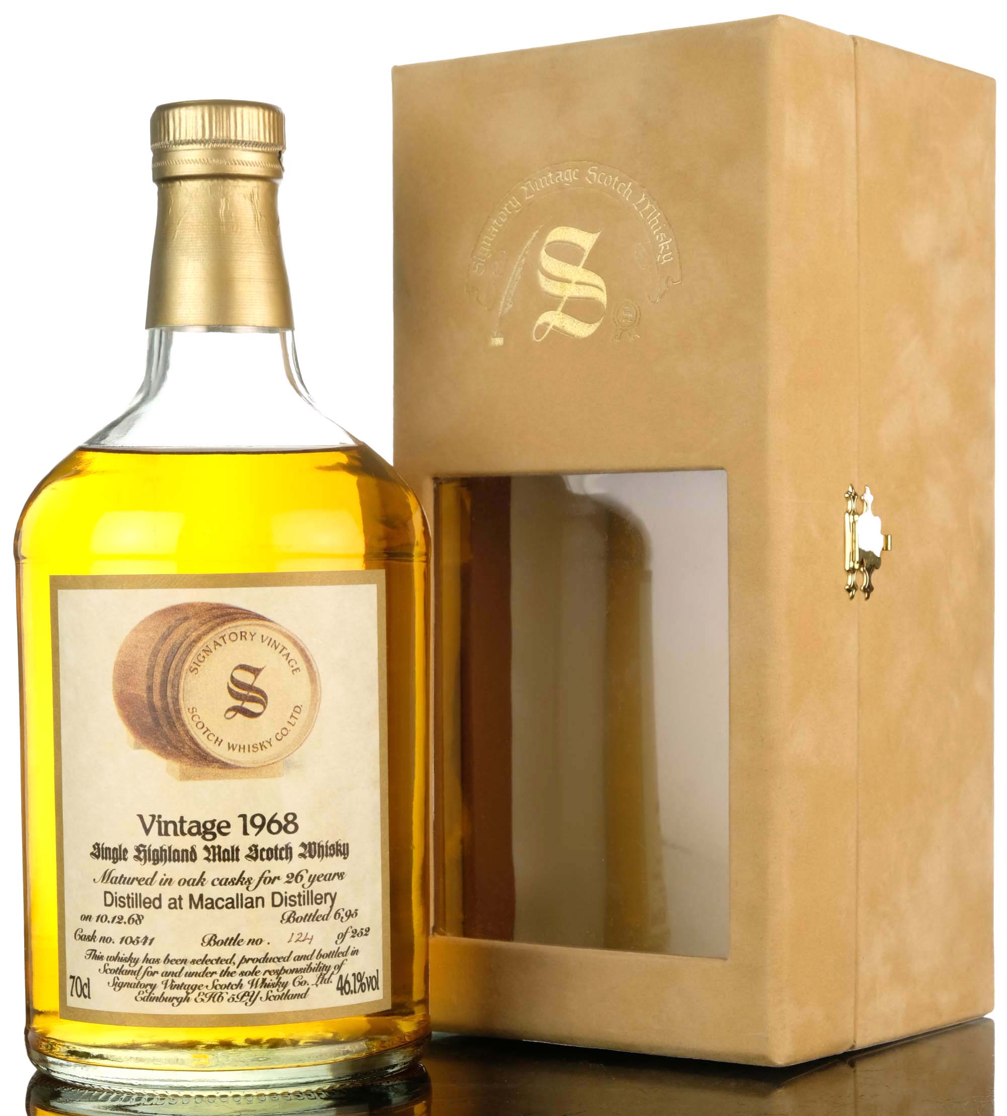 Macallan 1968-1995 - 26 Year Old - Signatory Vintage - Single Cask 10541