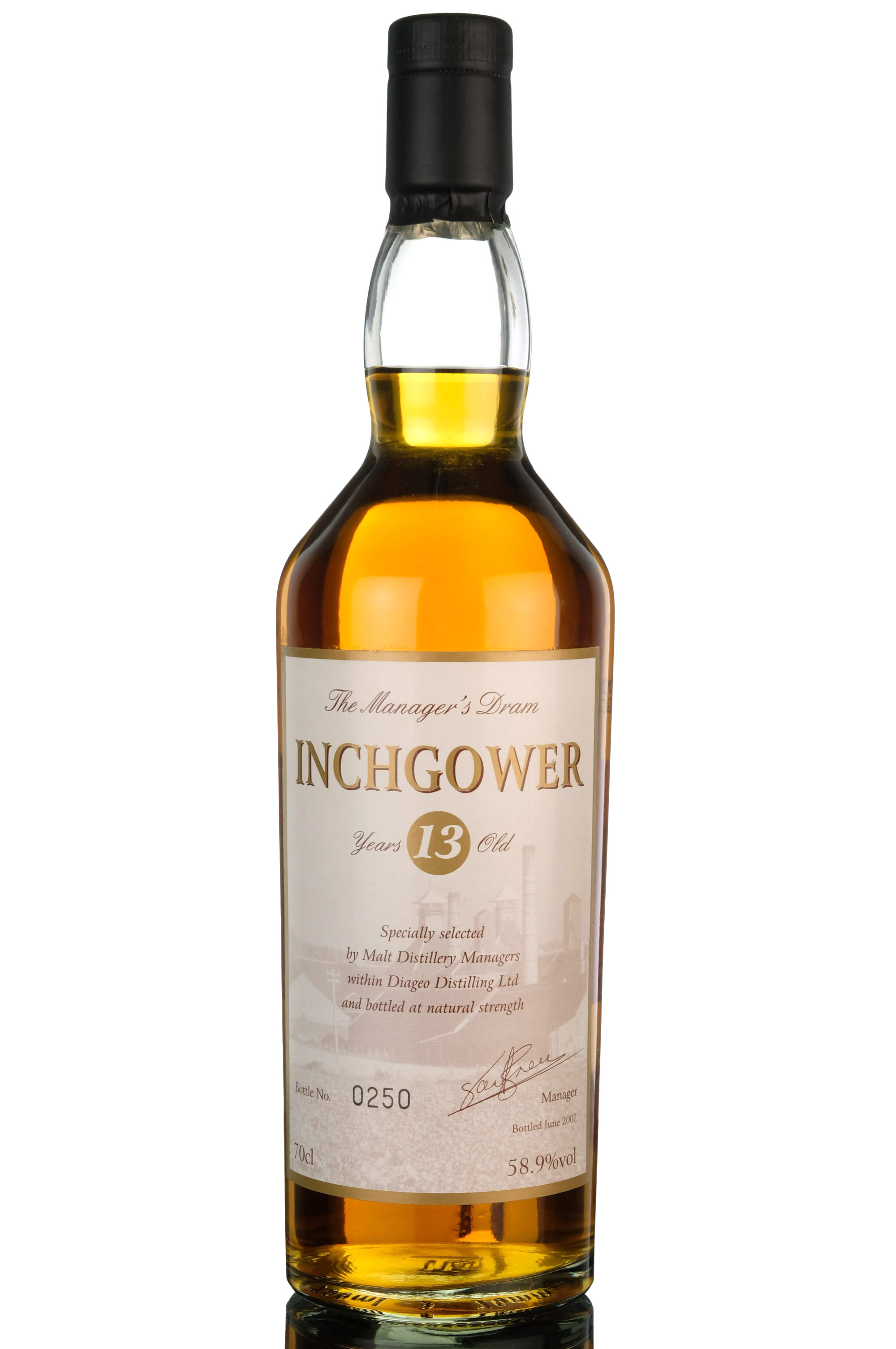 Inchgower 13 Year Old - Managers Dram 2007