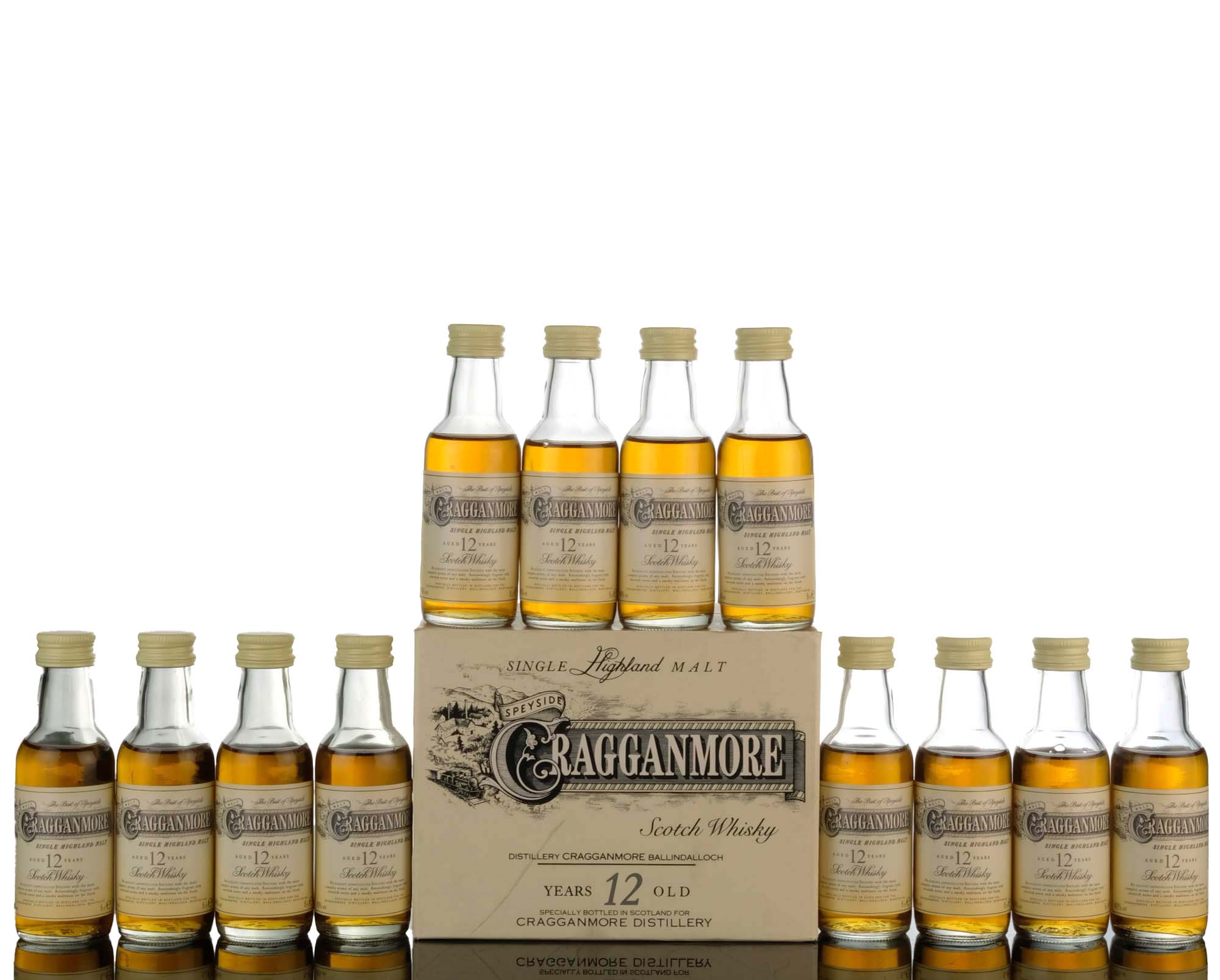 Cragganmore 12 Year Old - Circa 2000 - Full Miniature Case