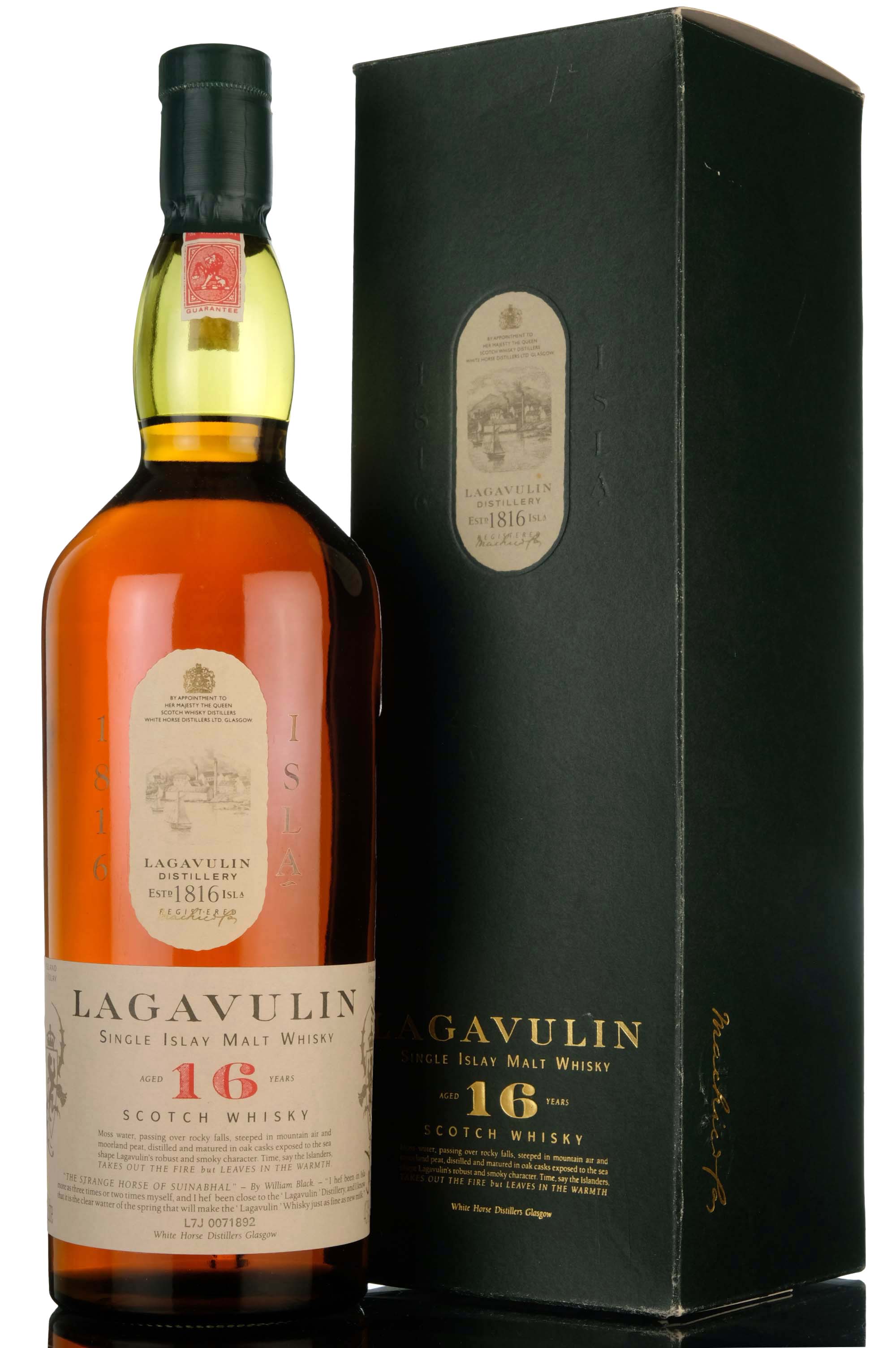 Lagavulin 16 Year Old - White Horse - 1990s - 1 Litre