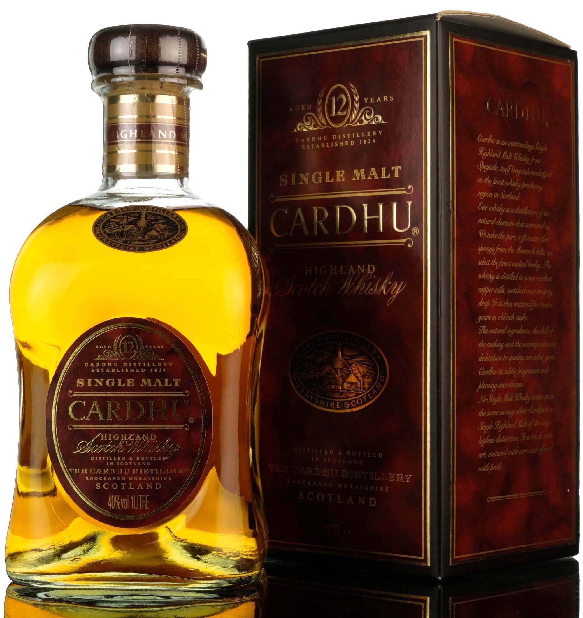 Cardhu 12 Year Old - Circa 2000 - 1 Litre