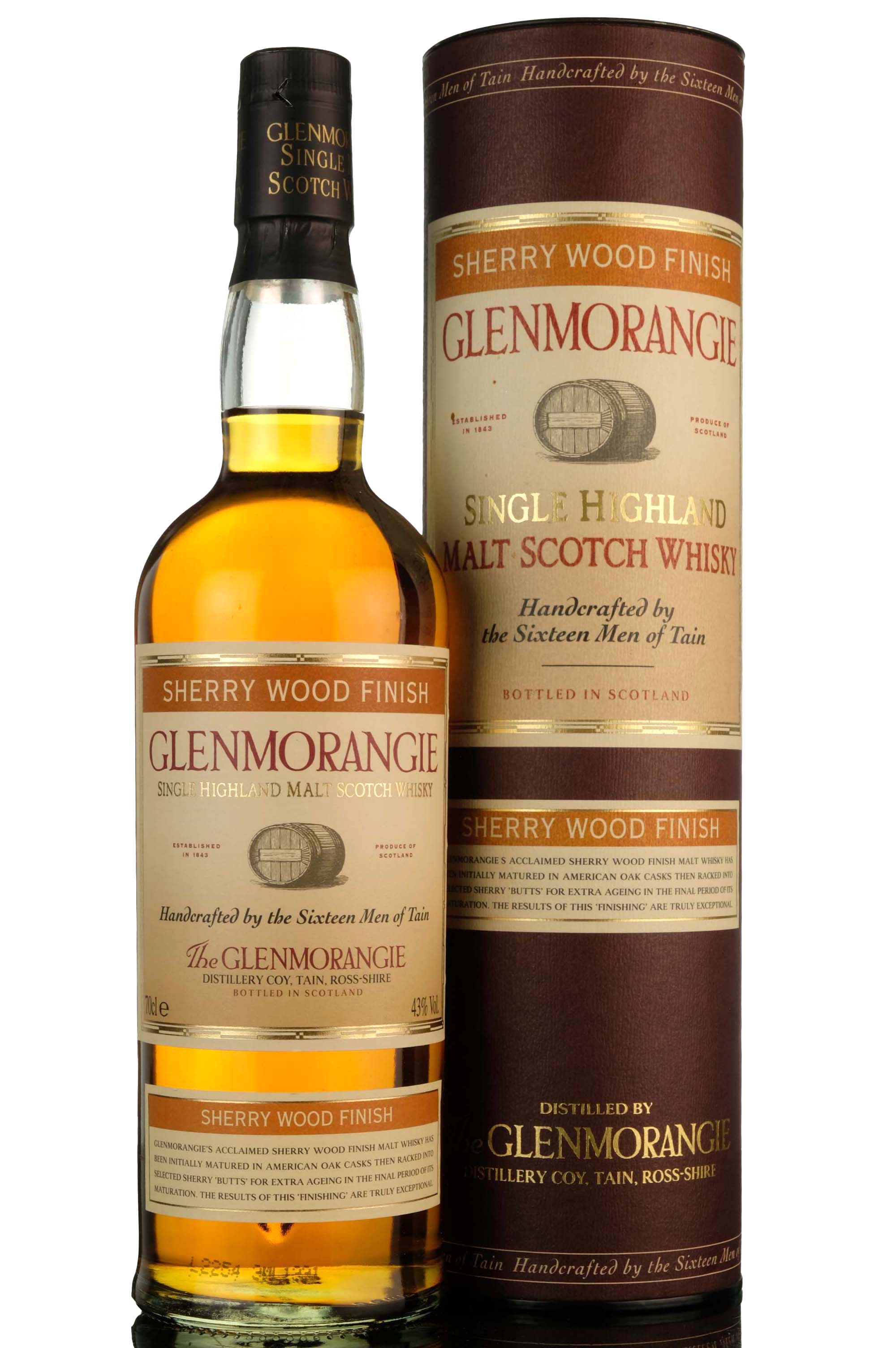 Glenmorangie Sherry Wood Finish - Circa 2000