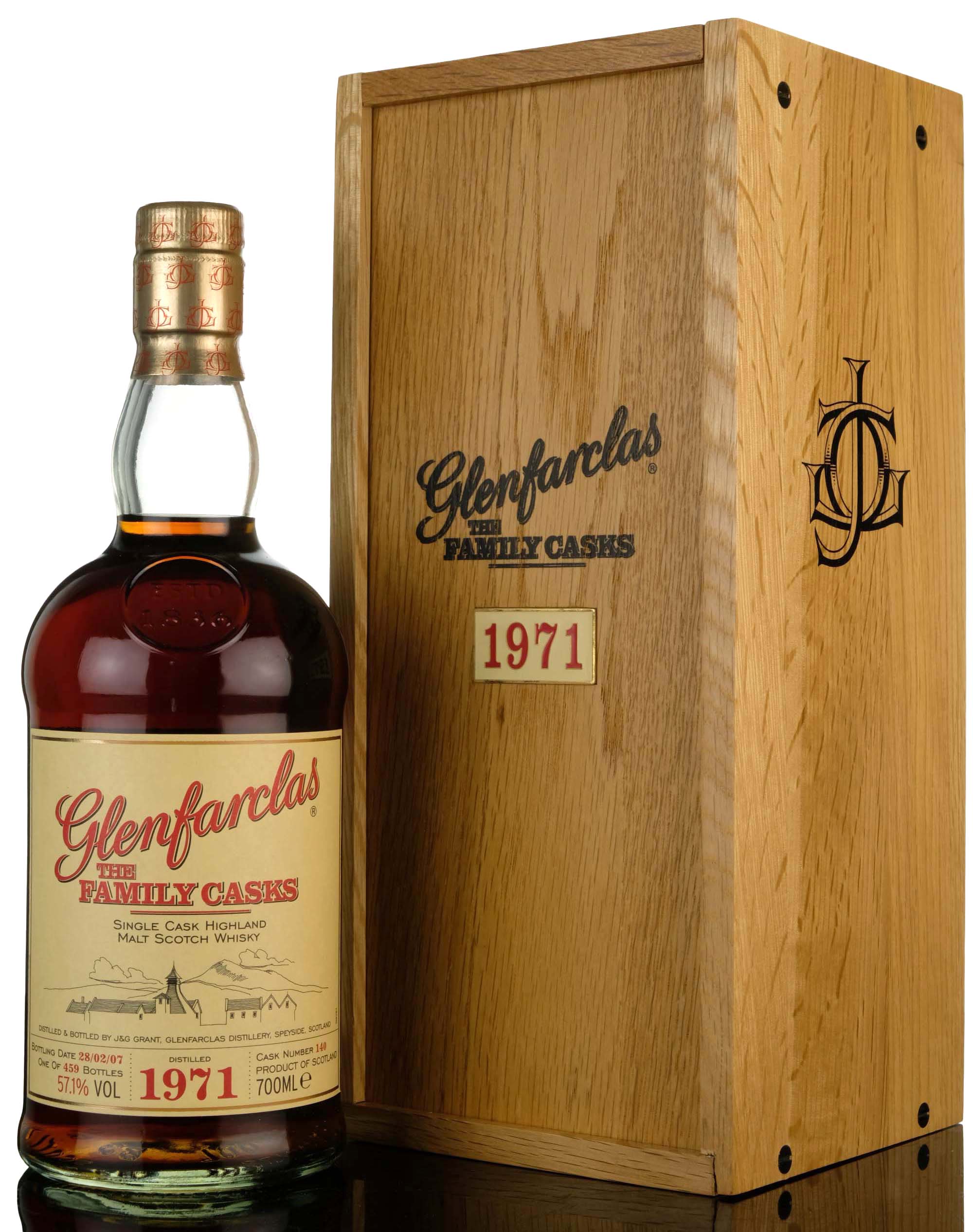 Glenfarclas 1971-2007 - 36 Year Old - The Family Casks - Single Cask 140