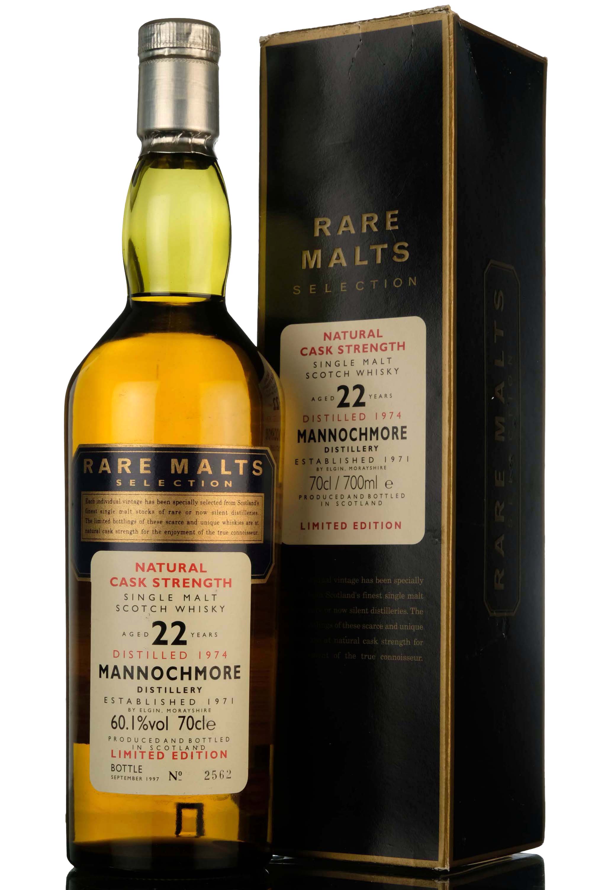 Mannochmore 1974-1997 - 22 Year Old - Rare Malts 60.1%