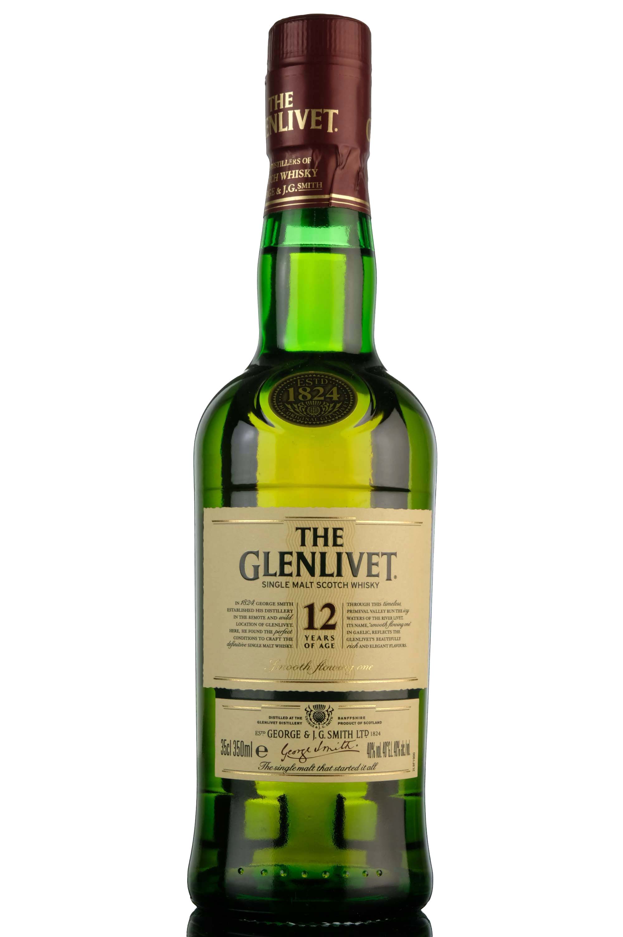 Glenlivet 12 Year Old - Half Bottle