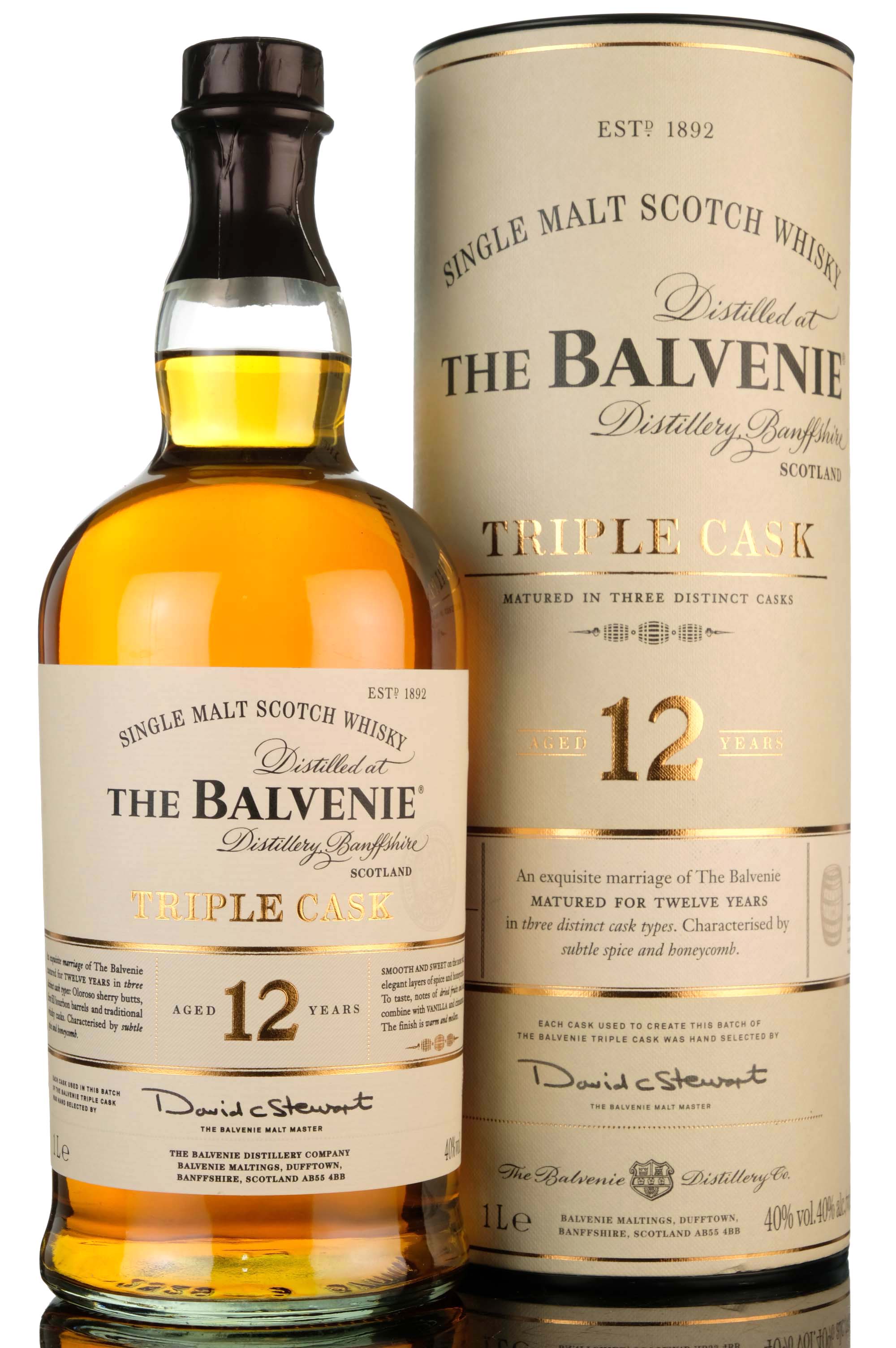 Balvenie 12 Year Old - Triple Cask - 1 Litre