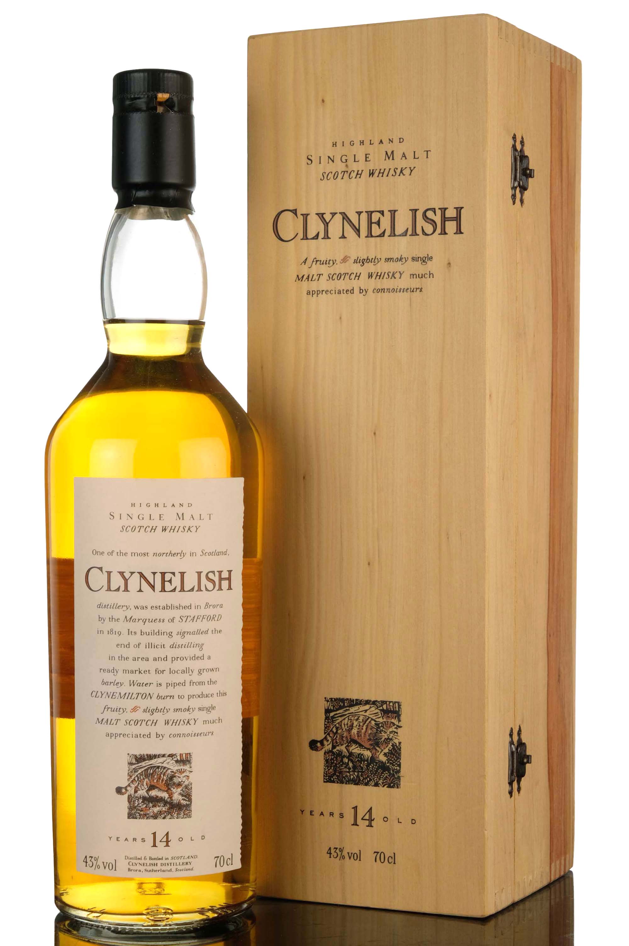 Clynelish 14 Year Old - Flora & Fauna - Wooden Box