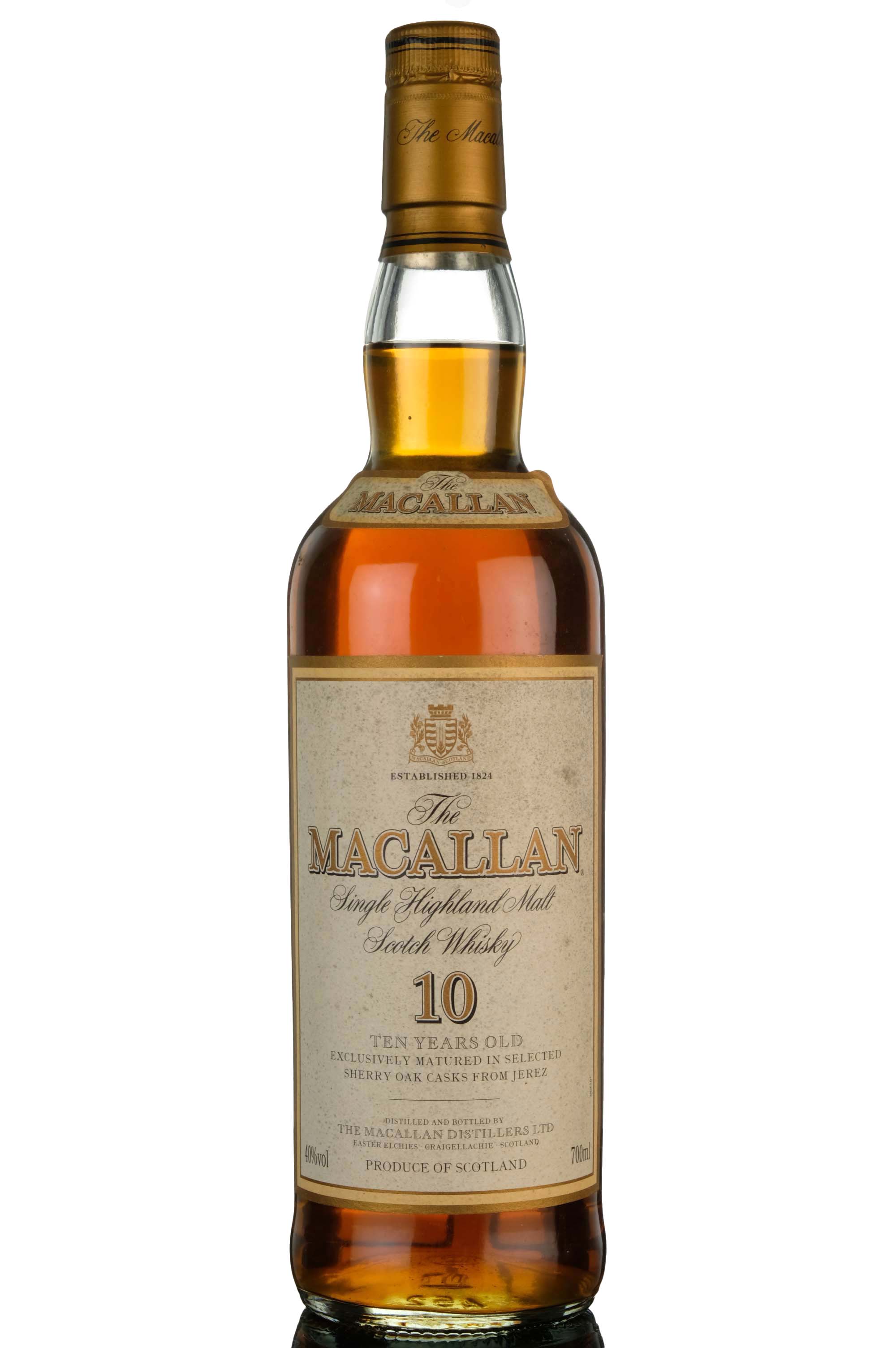 Macallan 10 Year Old - Sherry Cask - Early 2000s