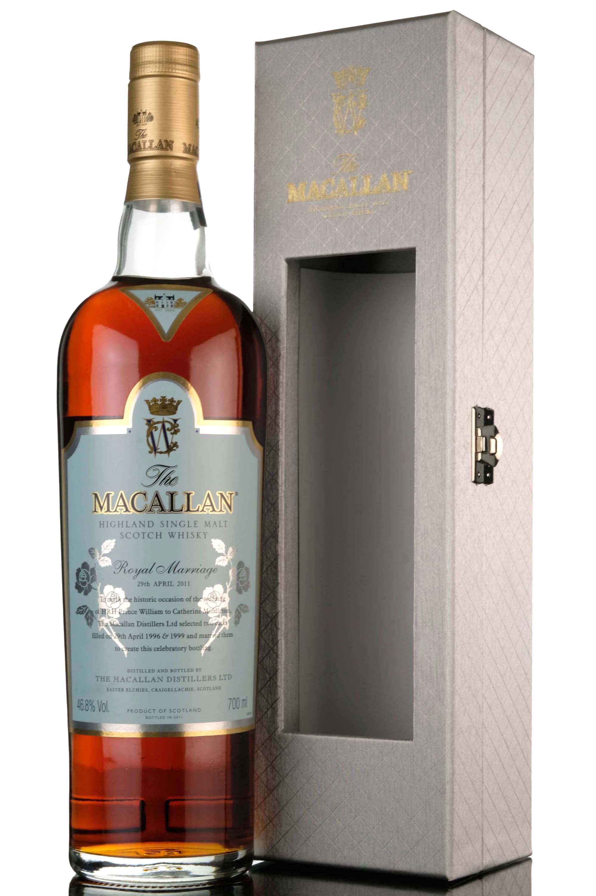 Macallan 1996/1999 - William & Kate Royal Marriage - 2011 Release