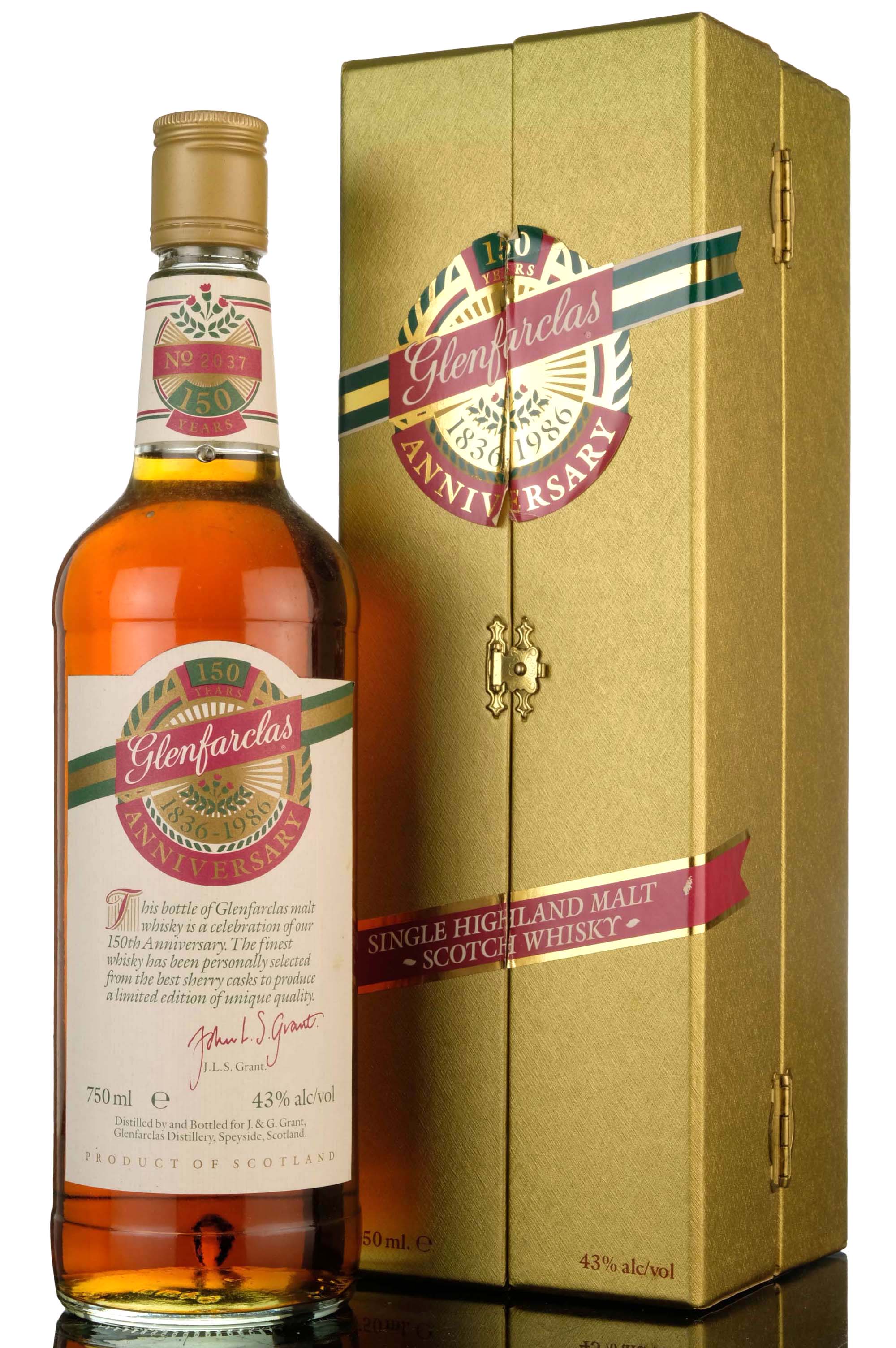 Glenfarclas 150th Anniversary 1836-1986