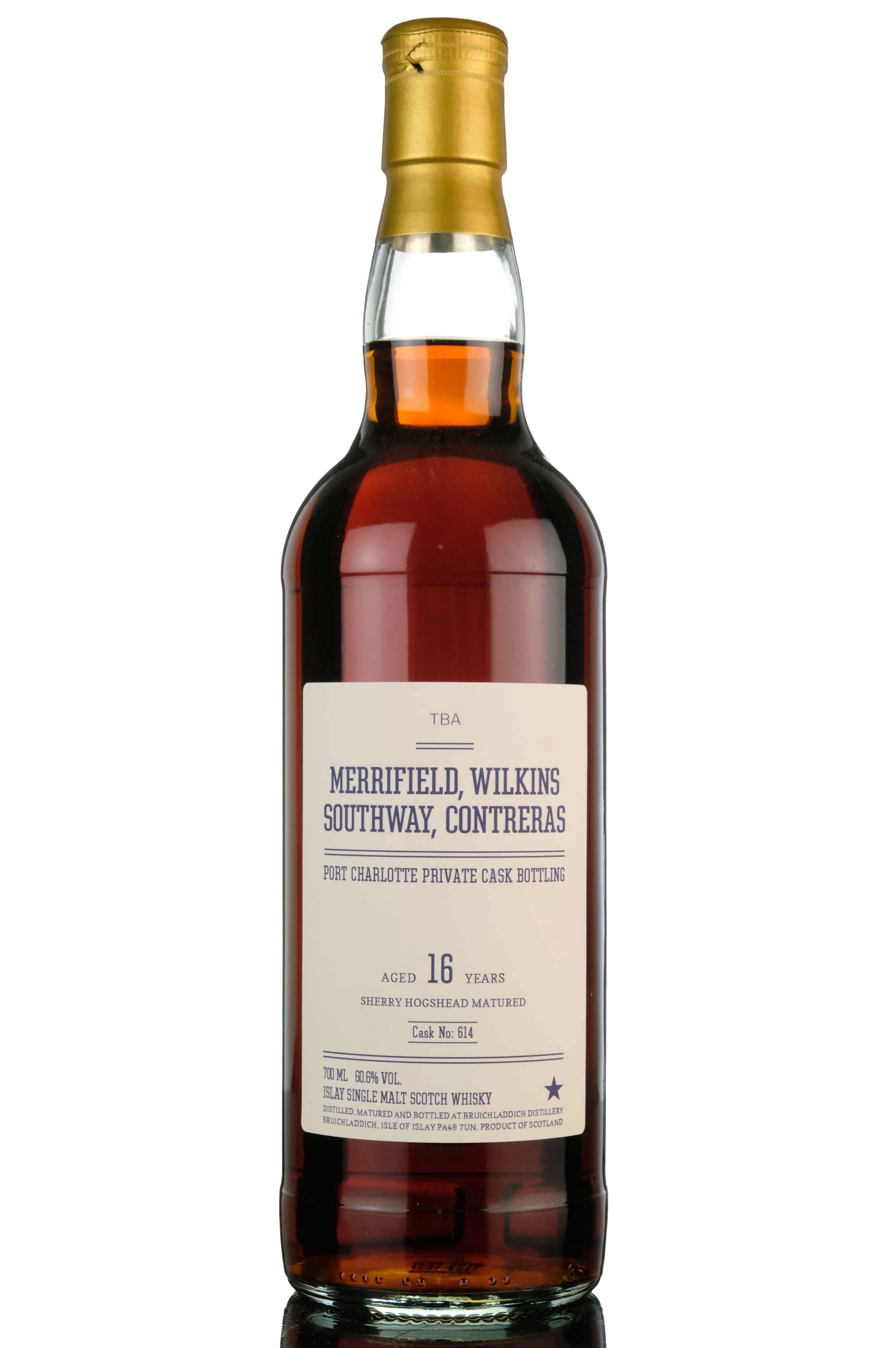 Port Charlotte 16 Year Old - Private Bottling - Single Cask 614