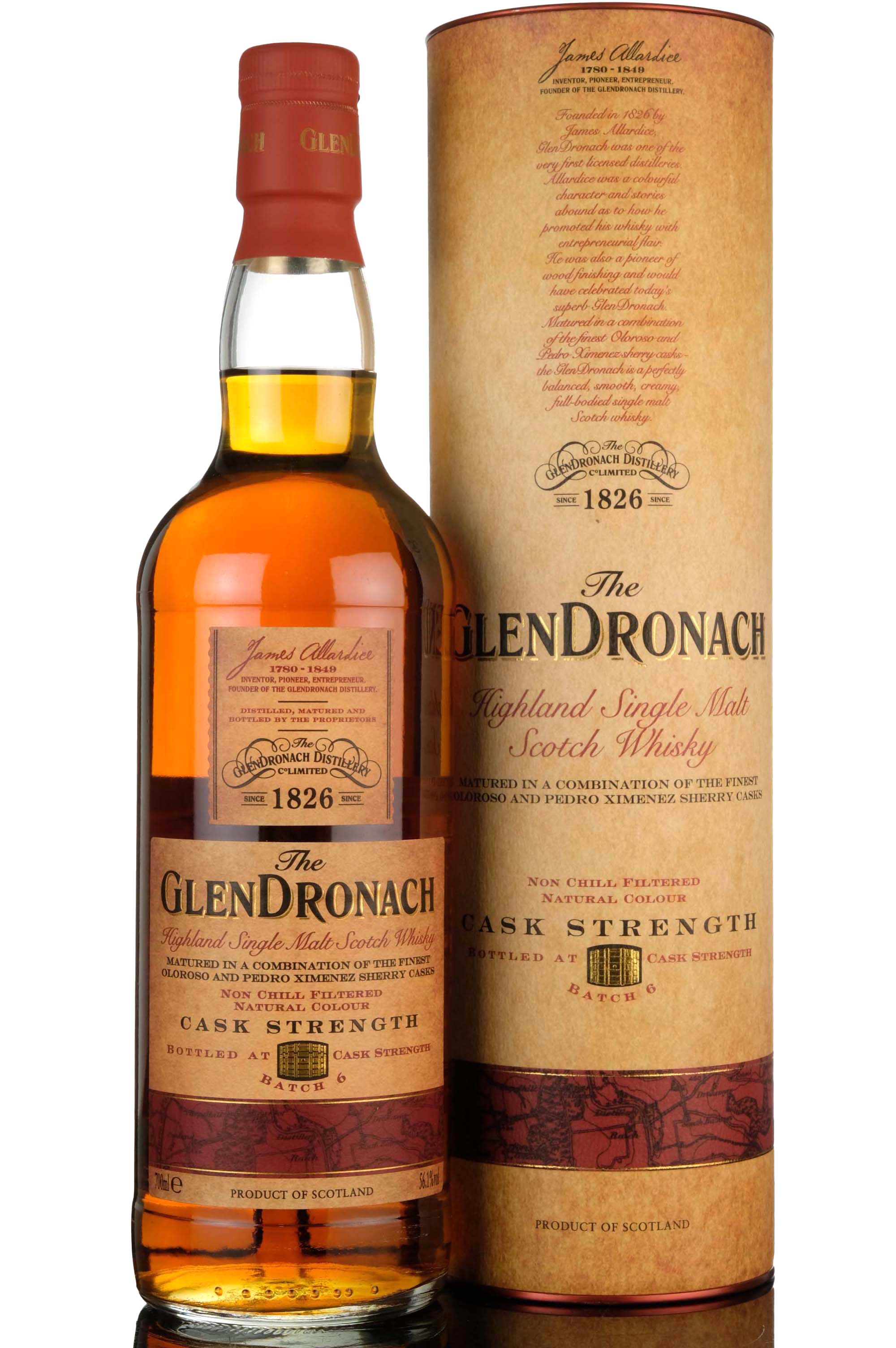 Glendronach Cask Strength Batch 6 - 2016 Release