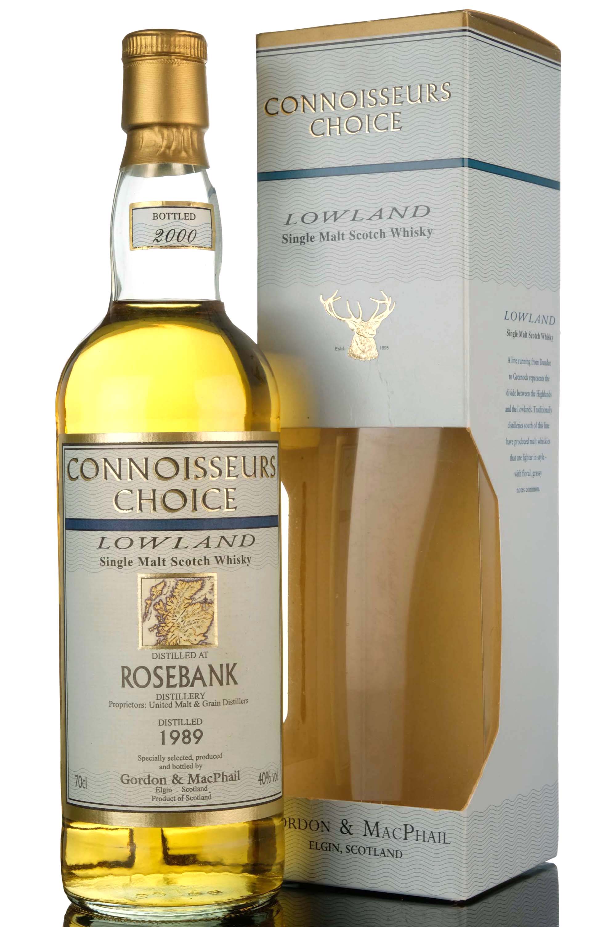 Rosebank 1989-2000 - Gordon & MacPhail - Connoisseurs Choice