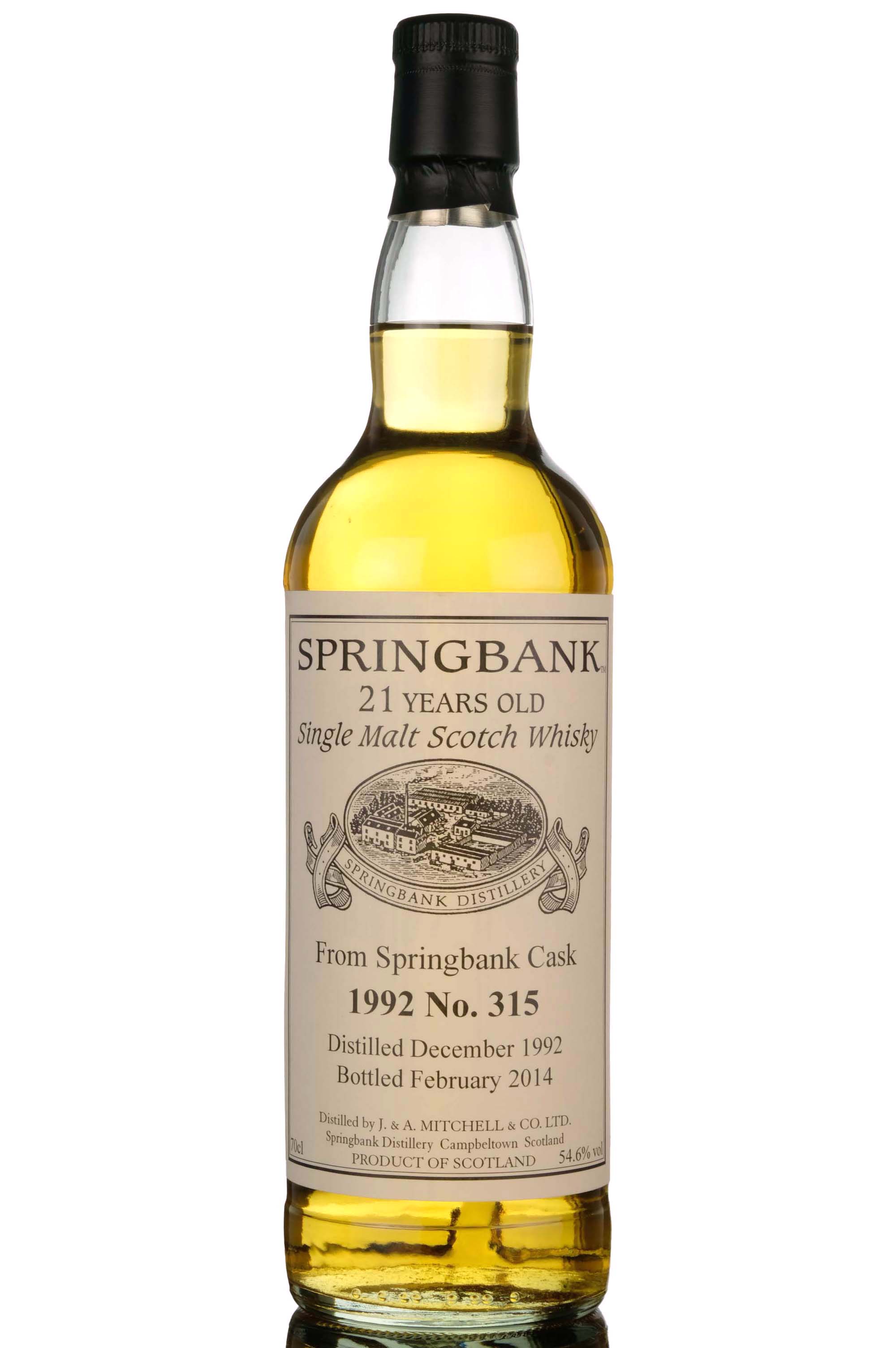 Springbank 1992-2014 - 21 Year Old - Single Cask 315 - Private Bottling