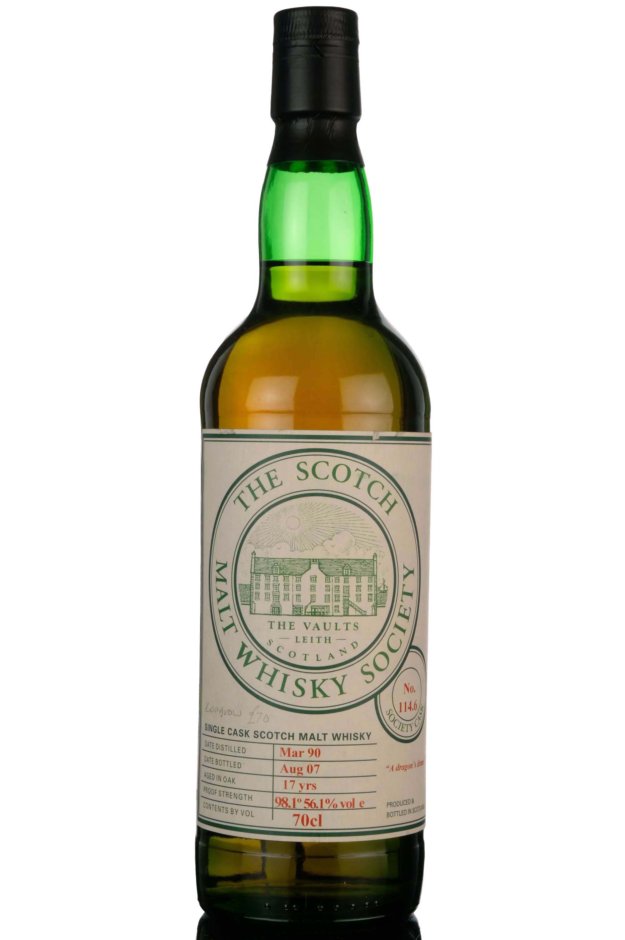 Longrow 1990-2007 - 17 Year Old - SMWS 114.6 - A Dragons Dram