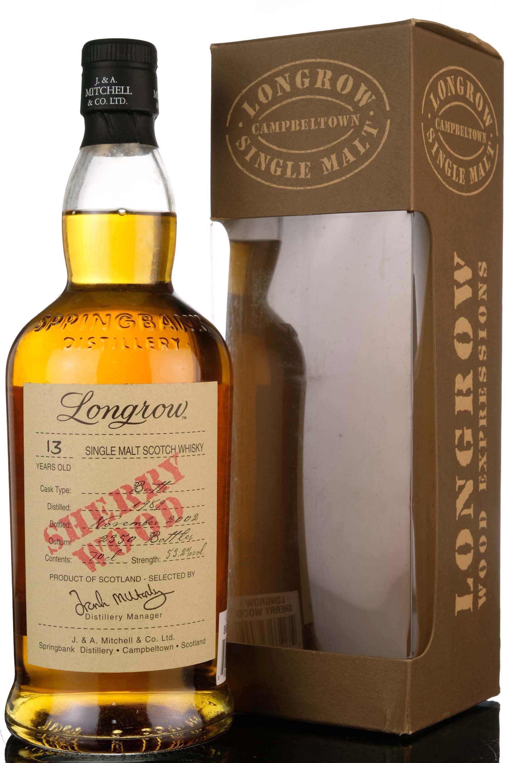 Longrow 1989-2002 - 13 Year Old - Sherry Wood