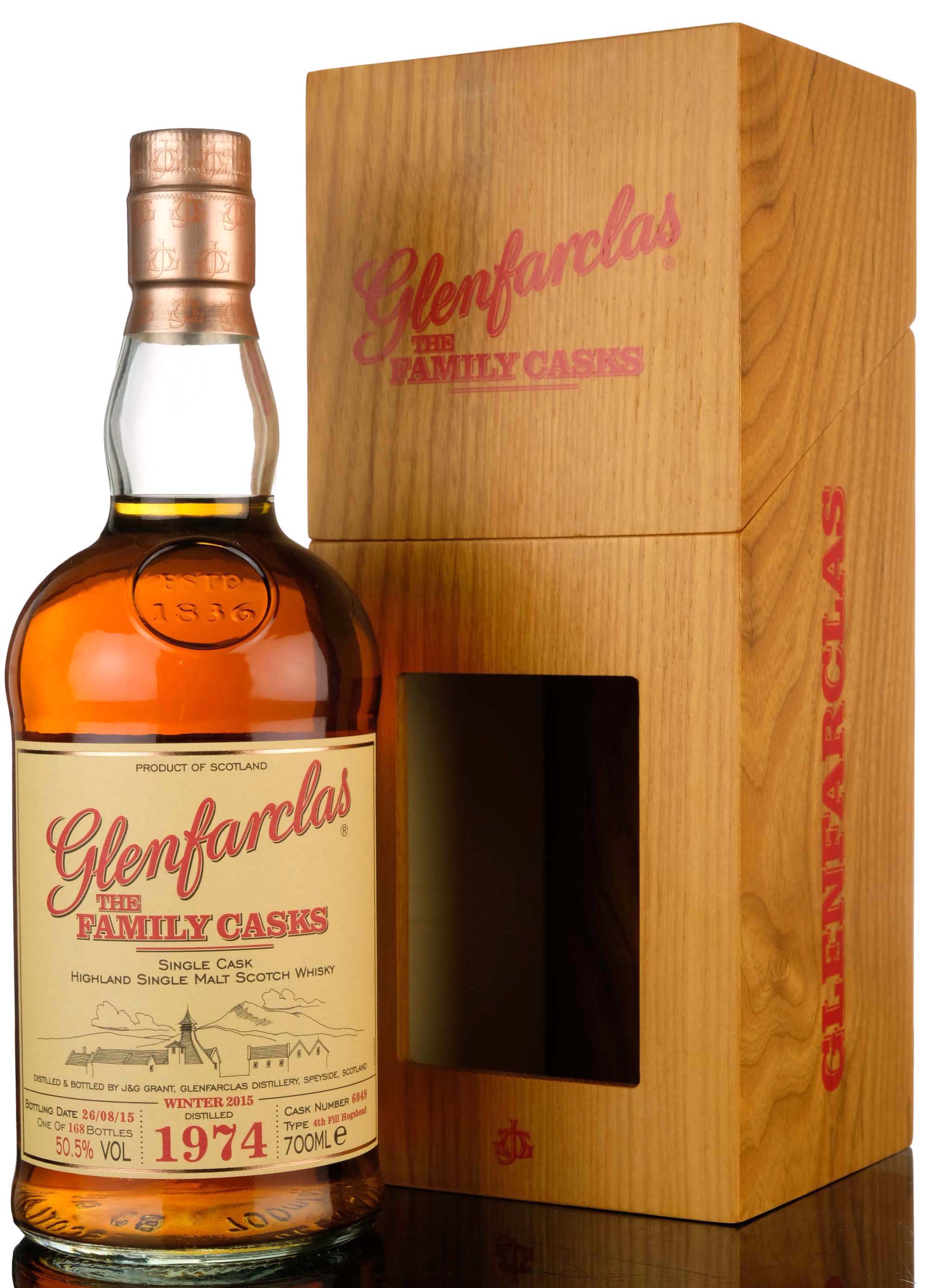 Glenfarclas 1974-2015 - The Family Casks - Single Cask 6049