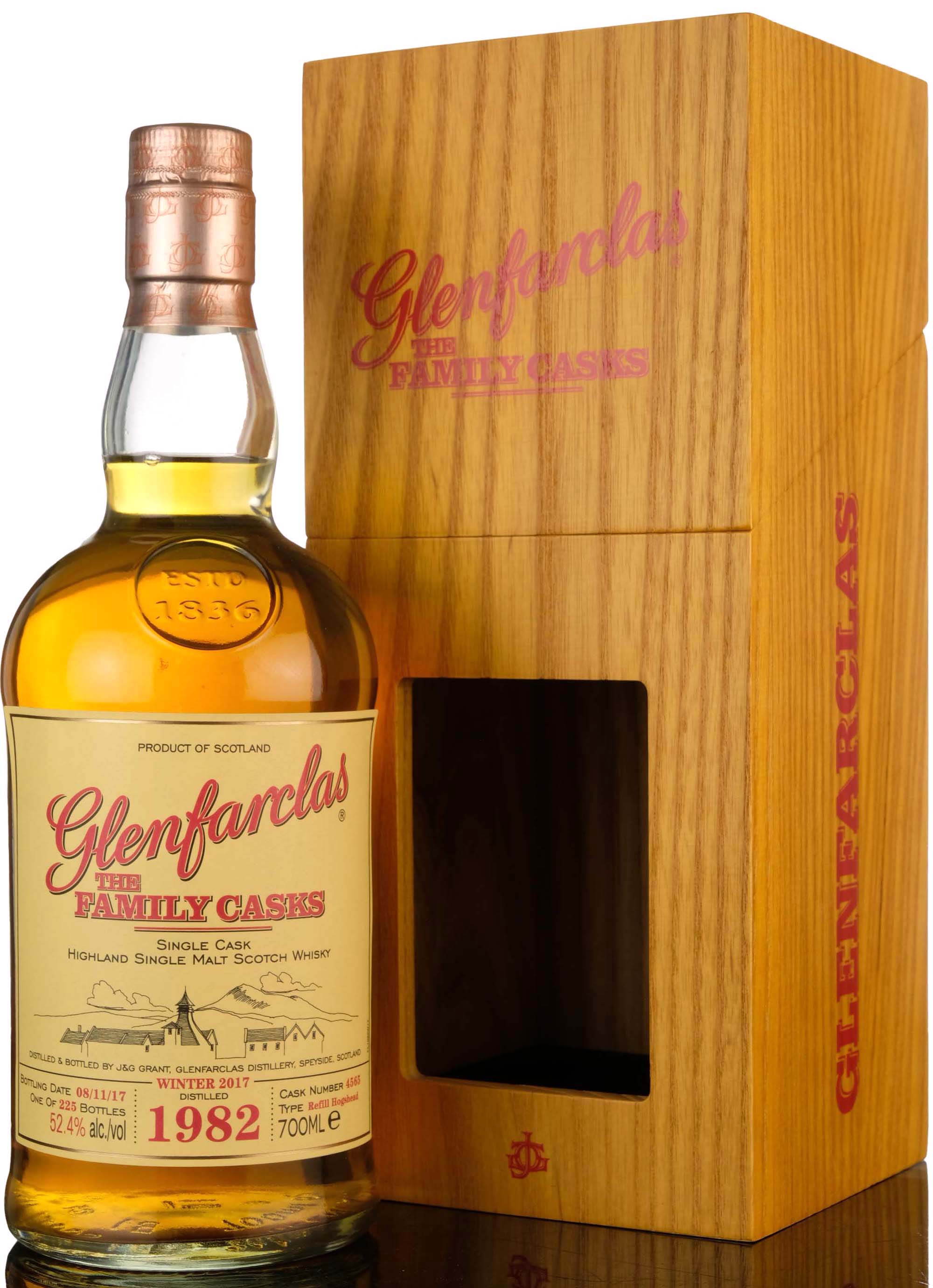 Glenfarclas 1982-2017 - The Family Casks - Single Cask 4565