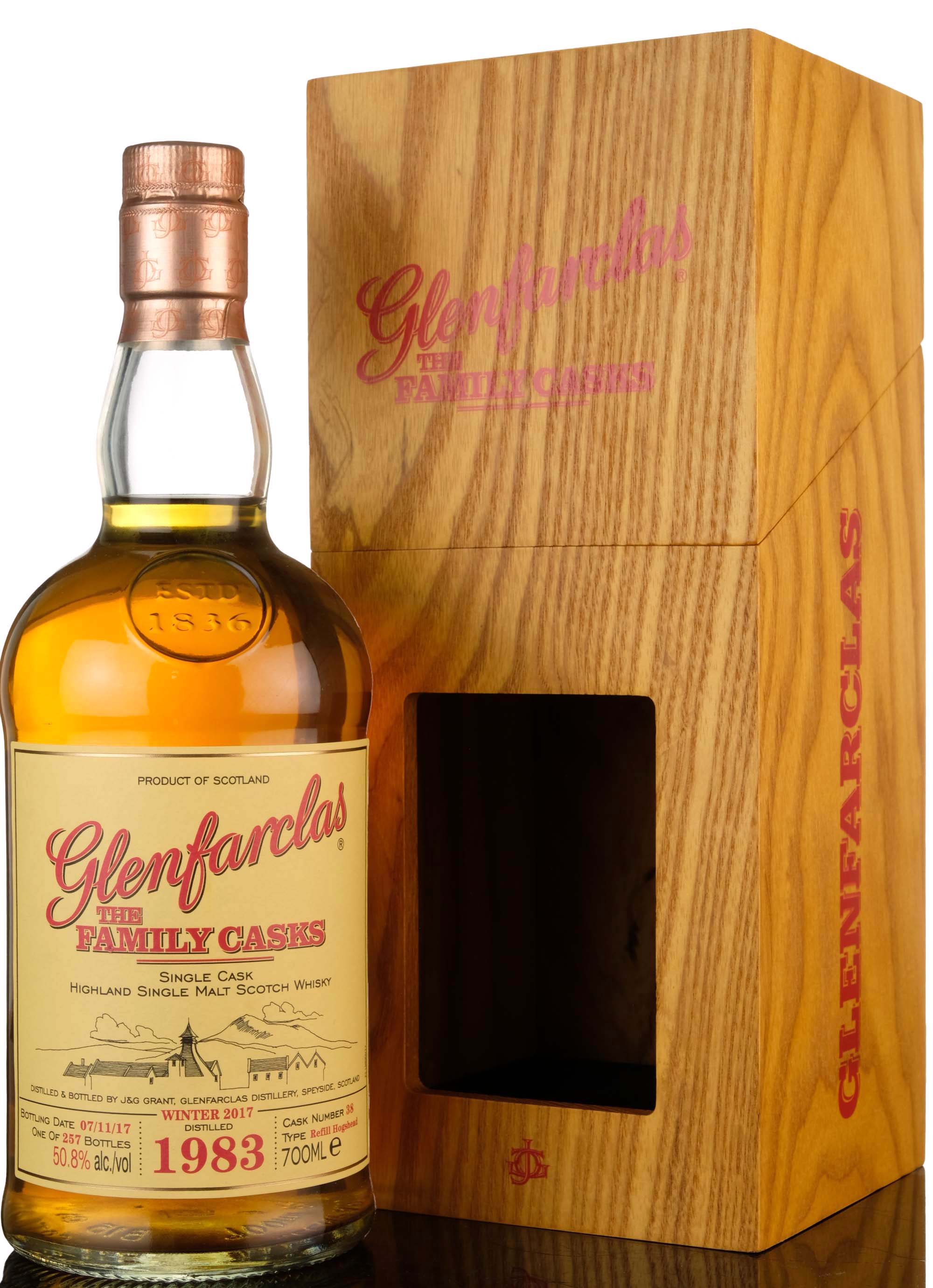 Glenfarclas 1983-2017 - The Family Casks - Single Cask 38