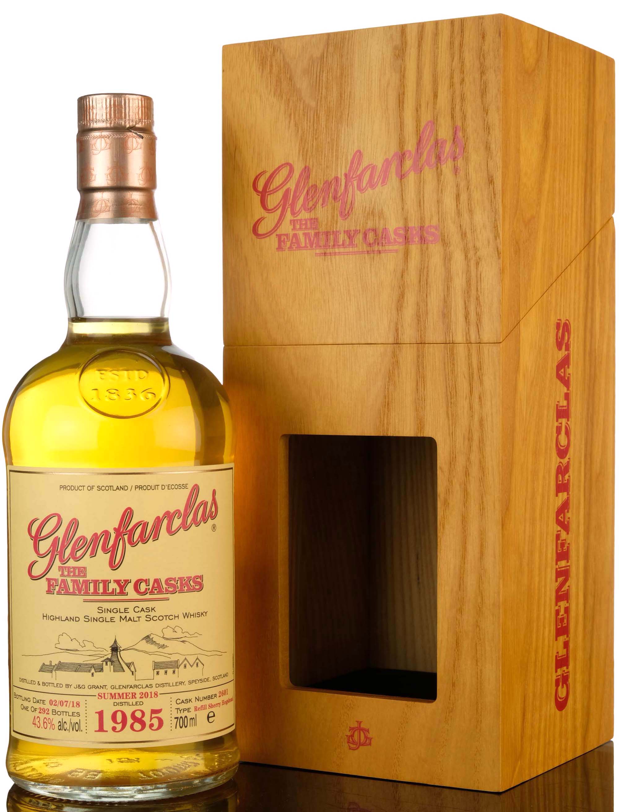 Glenfarclas 1985-2018 - The Family Casks - Single Cask 2601