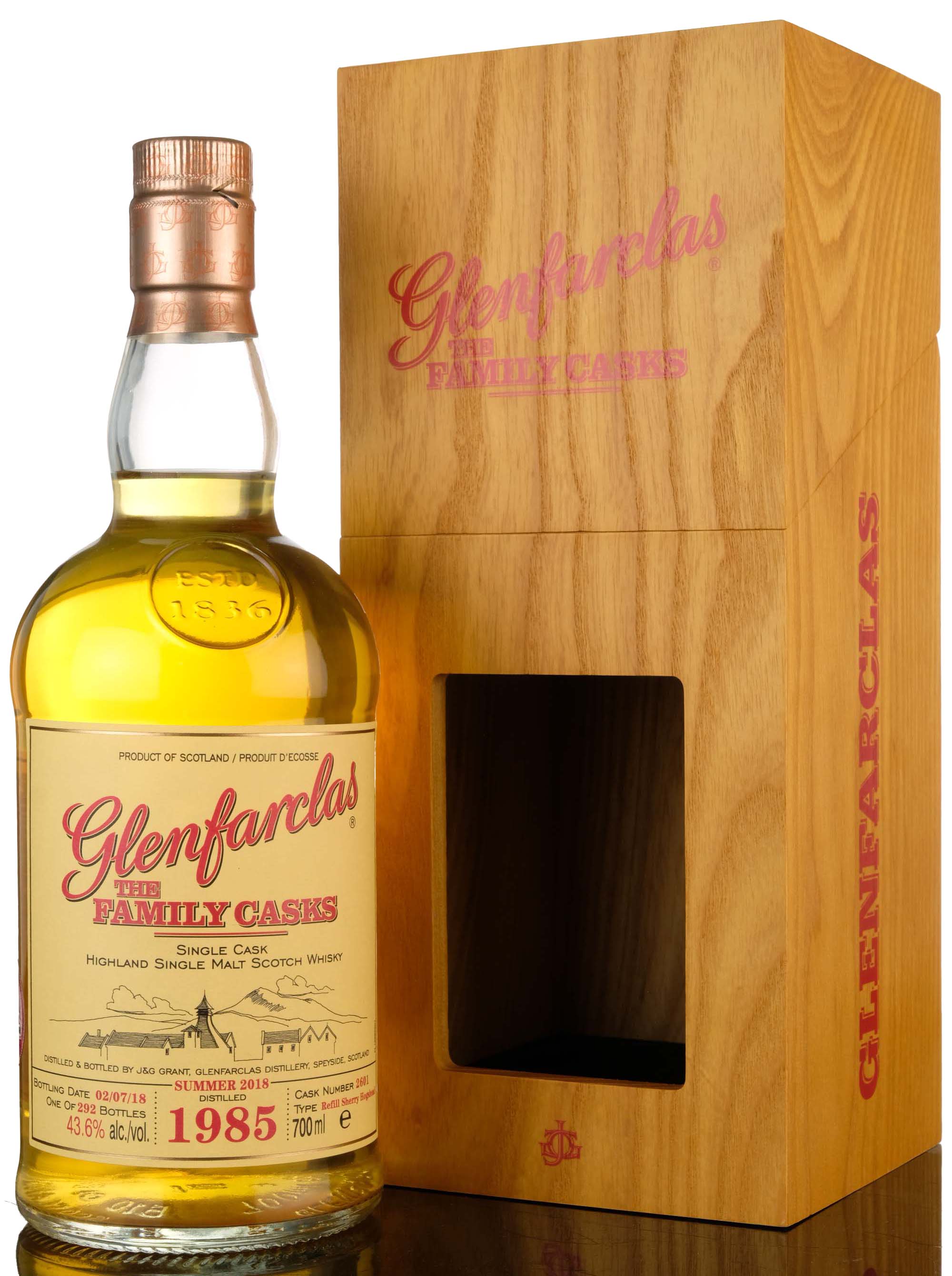 Glenfarclas 1985-2018 - The Family Casks - Single Cask 2601