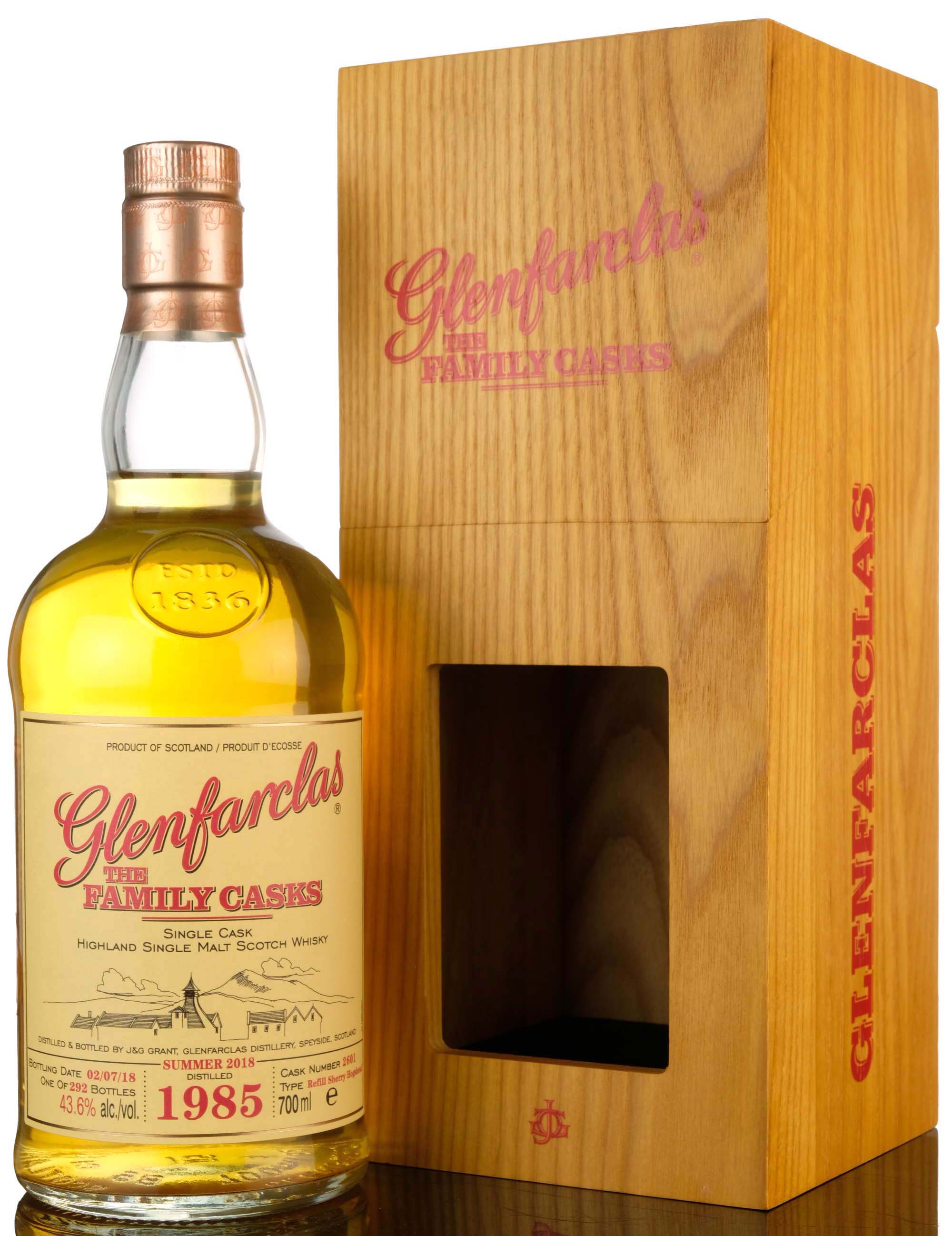 Glenfarclas 1985-2018 - The Family Casks - Single Cask 2601