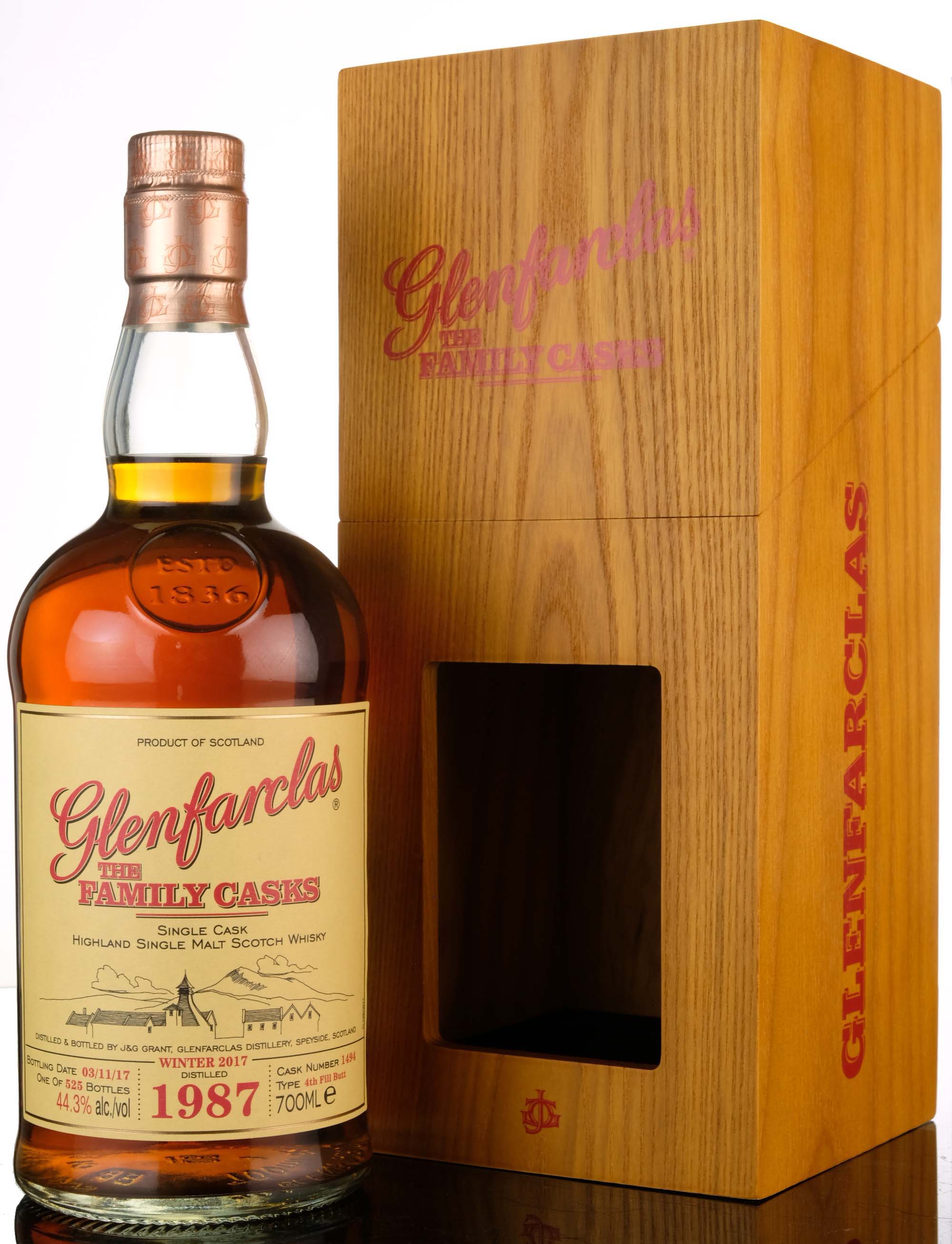 Glenfarclas 1987-2017 - The Family Casks - Single Cask 1494