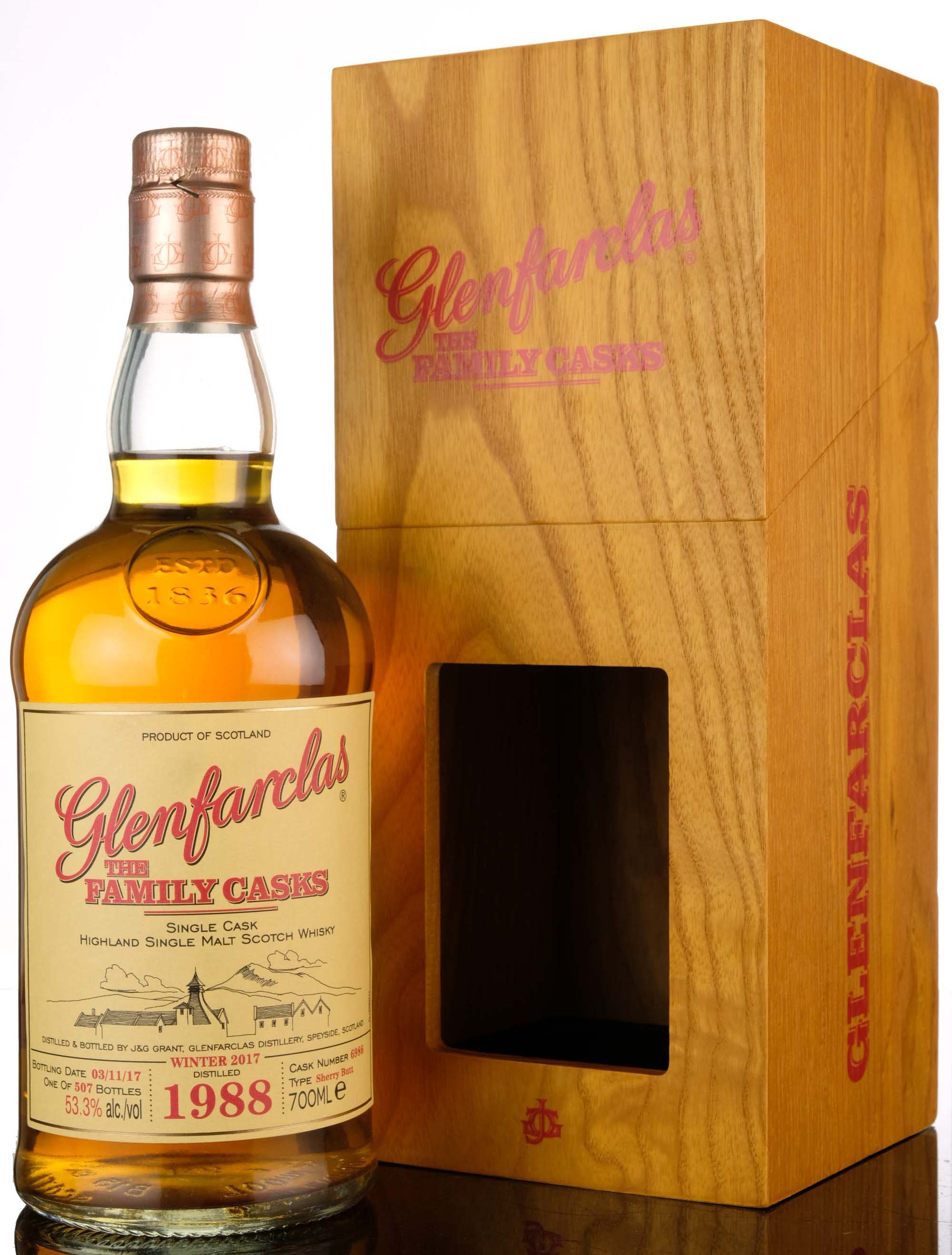 Glenfarclas 1988-2017 - The Family Casks - Single Cask 6986