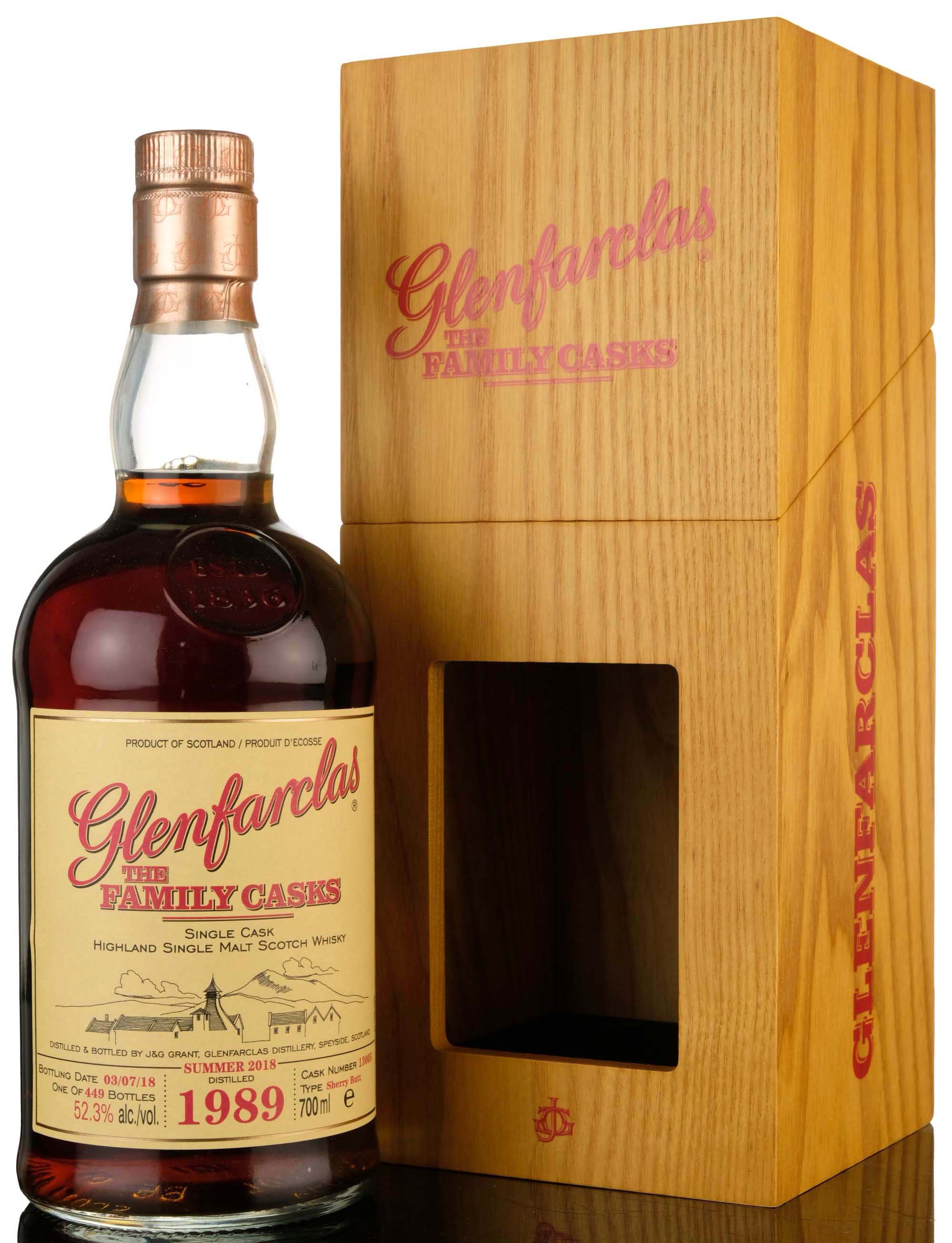 Glenfarclas 1989-2018 - The Family Casks - Single Cask 13005