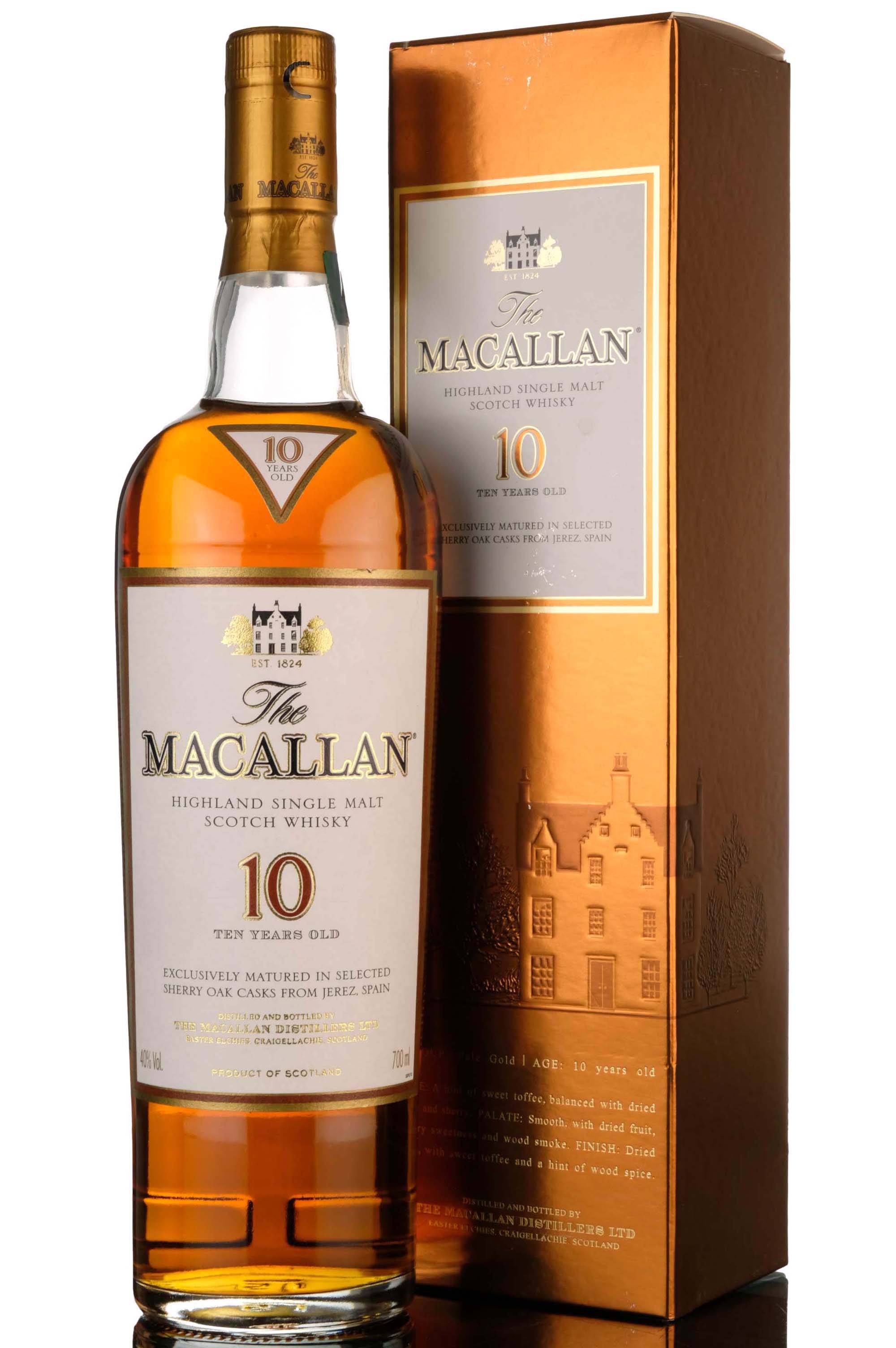 Macallan 10 Year Old - Sherry Cask - Mid 2000s