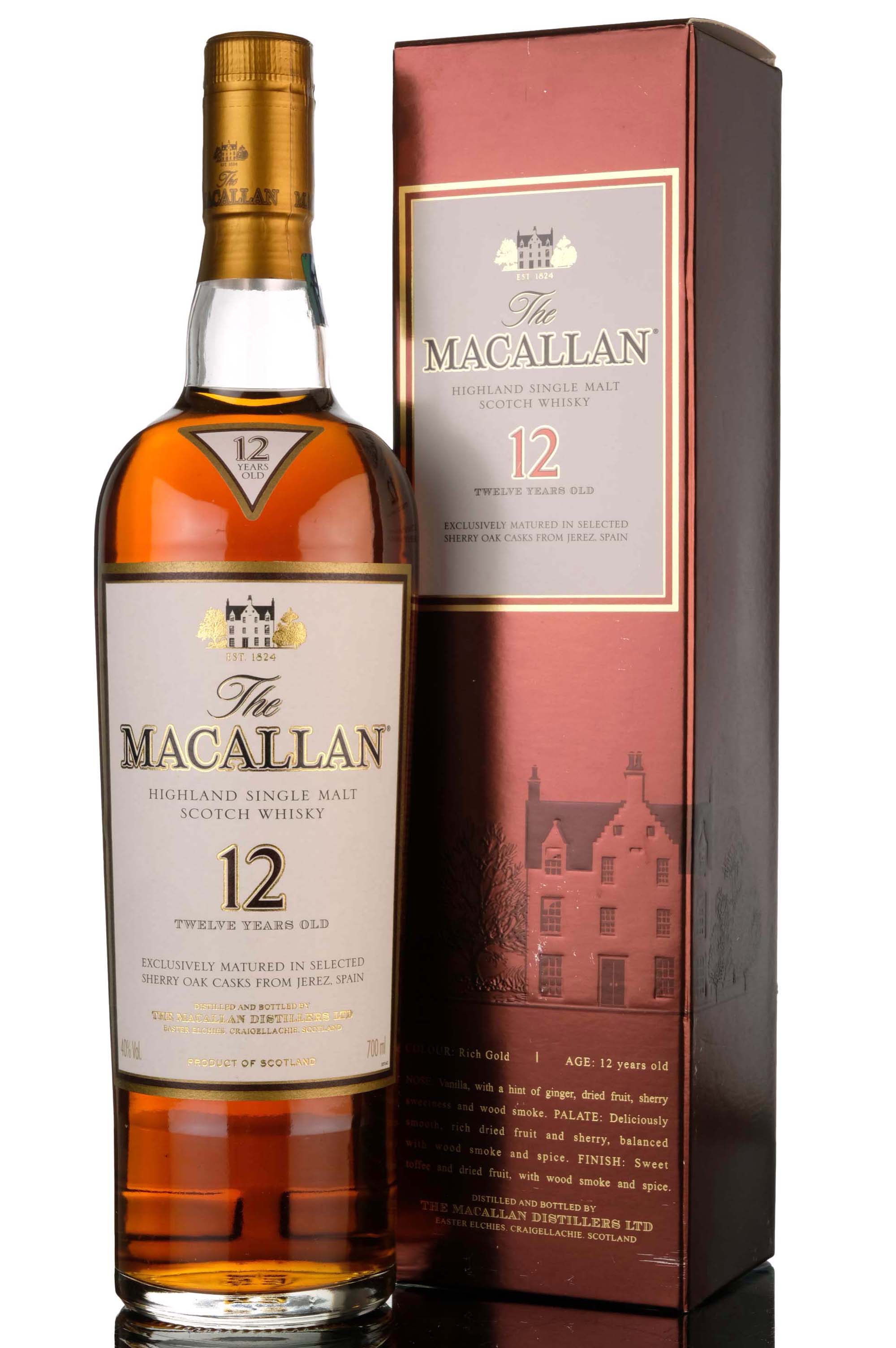 Macallan 12 Year Old - Sherry Cask - Mid 2000s