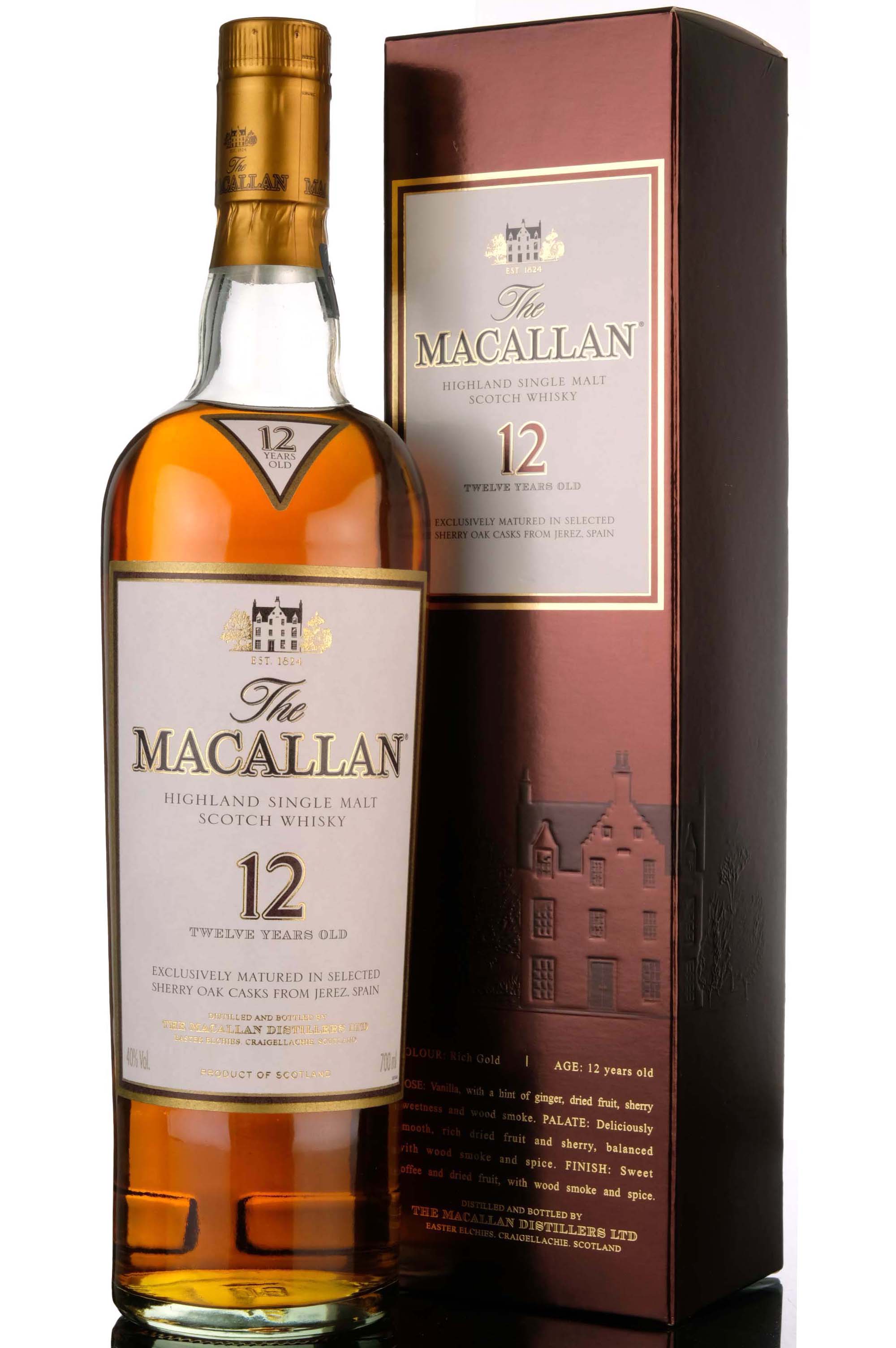 Macallan 12 Year Old - Sherry Cask - Mid 2000s