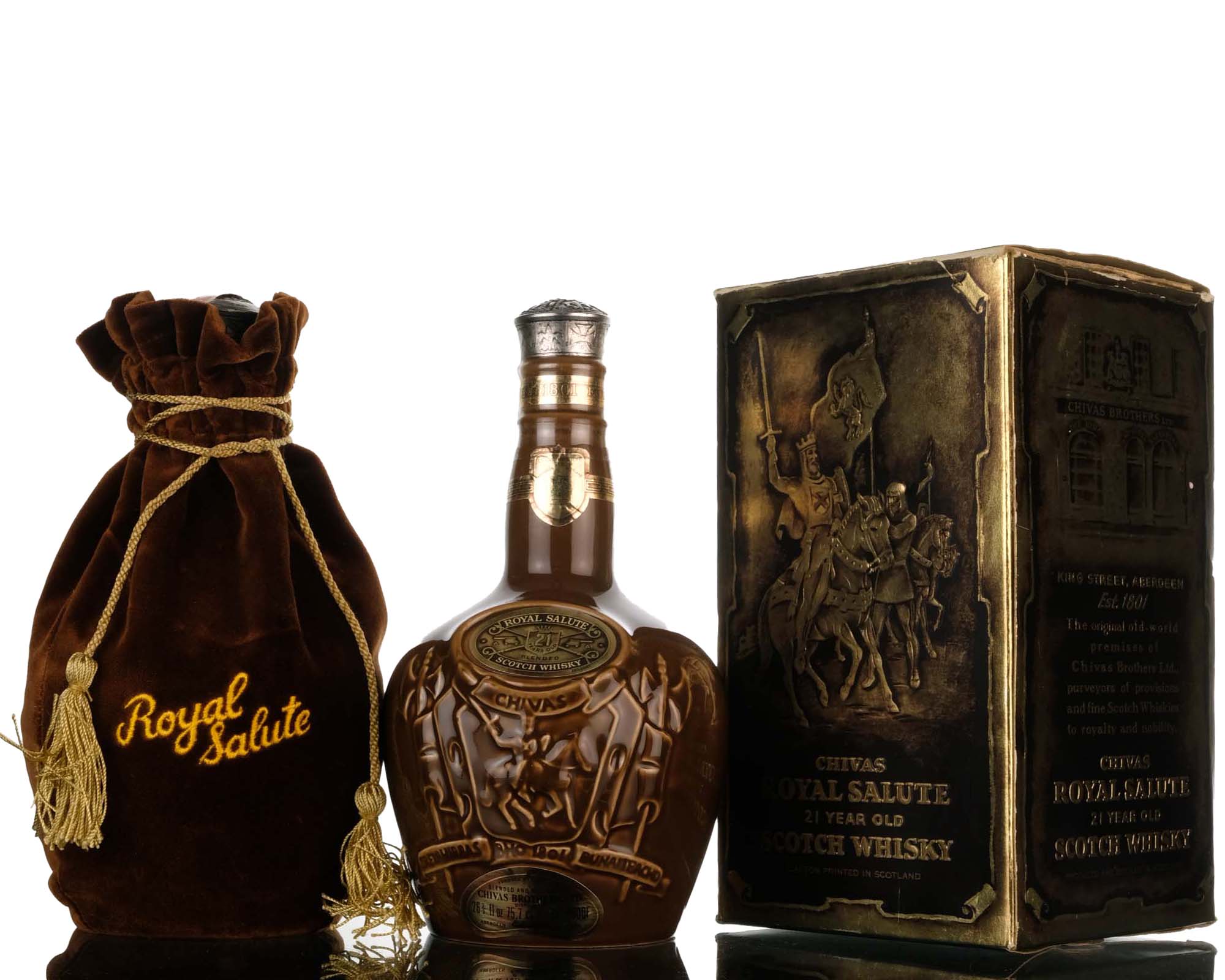 Royal Salute 21 Year Old - Brown Decanter - Late 1970s